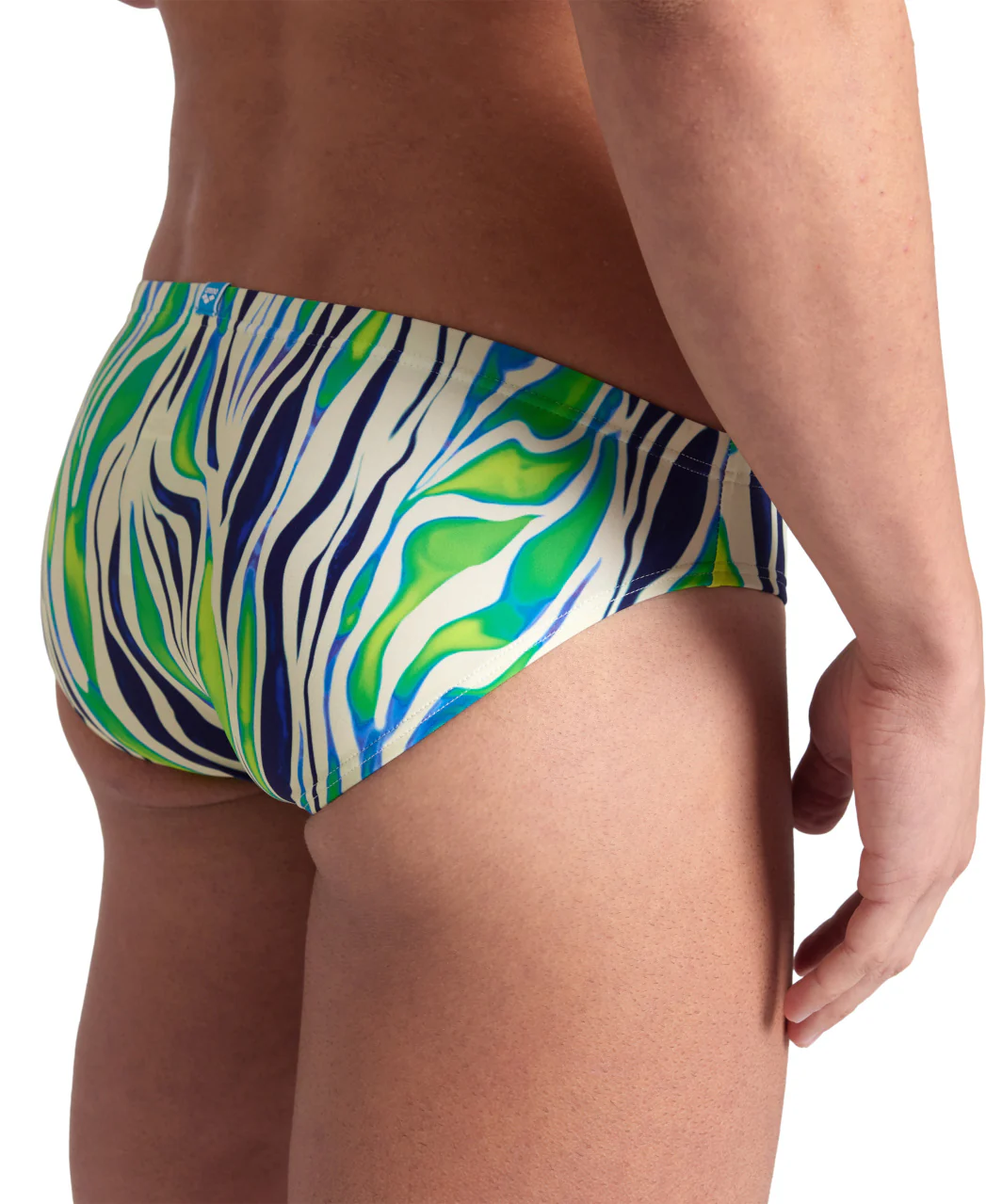 Bañador slip arena para hombre Allover - Verde Cuarzo - Image 3