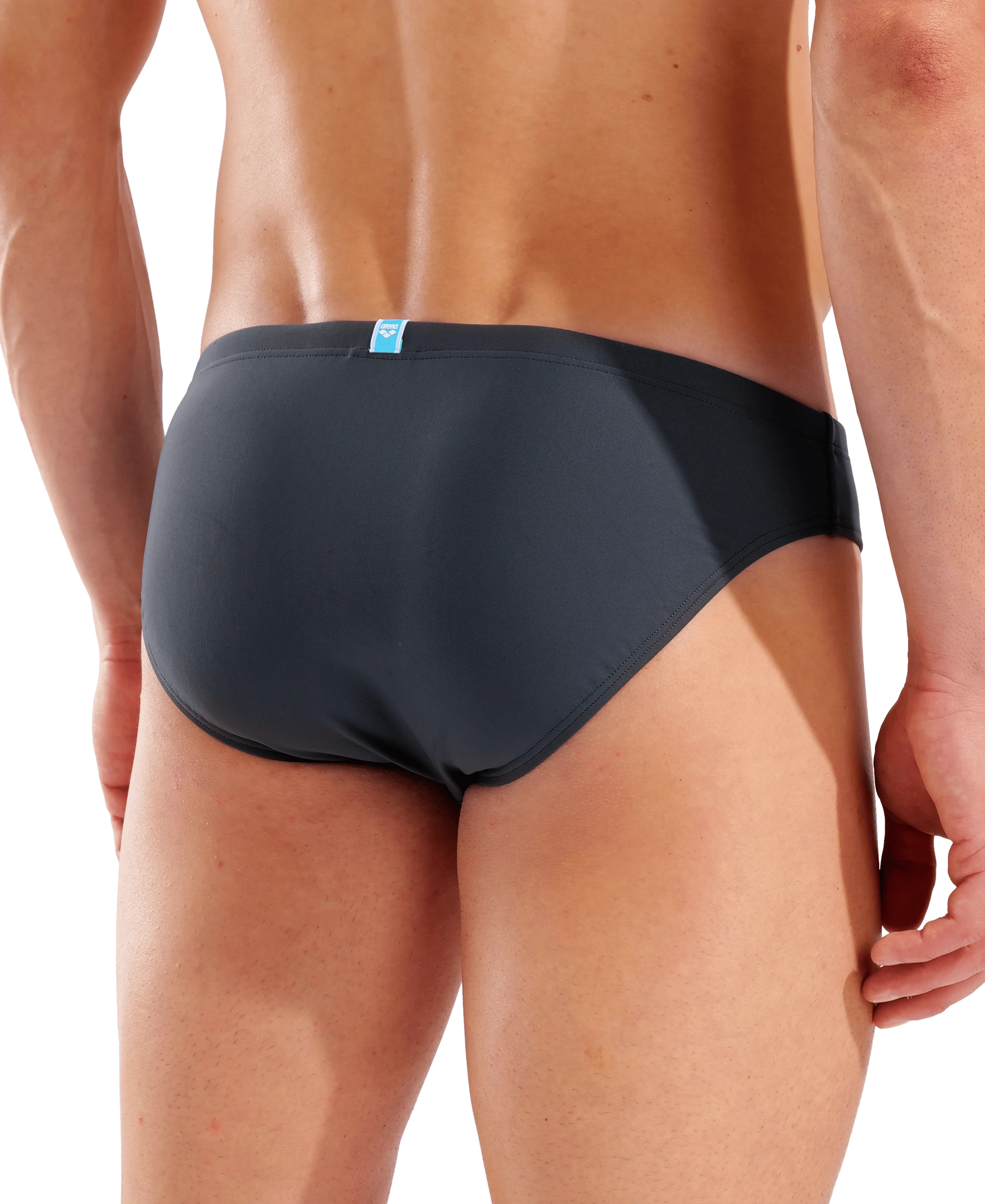 Bañador slip arena para hombre Santamarias R - Asfalto/Neón - Image 5