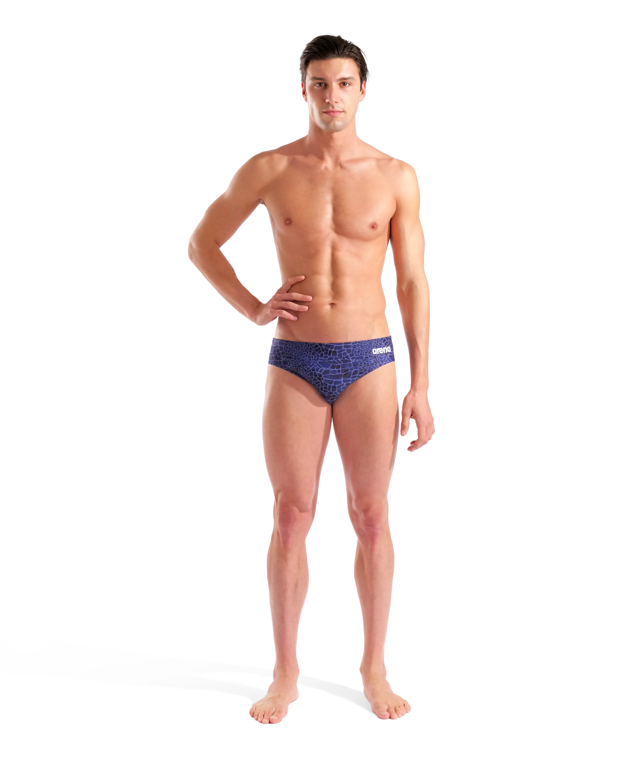 Bañador slip arena Performance Snakeskin para hombre - Team Marino - Image 5