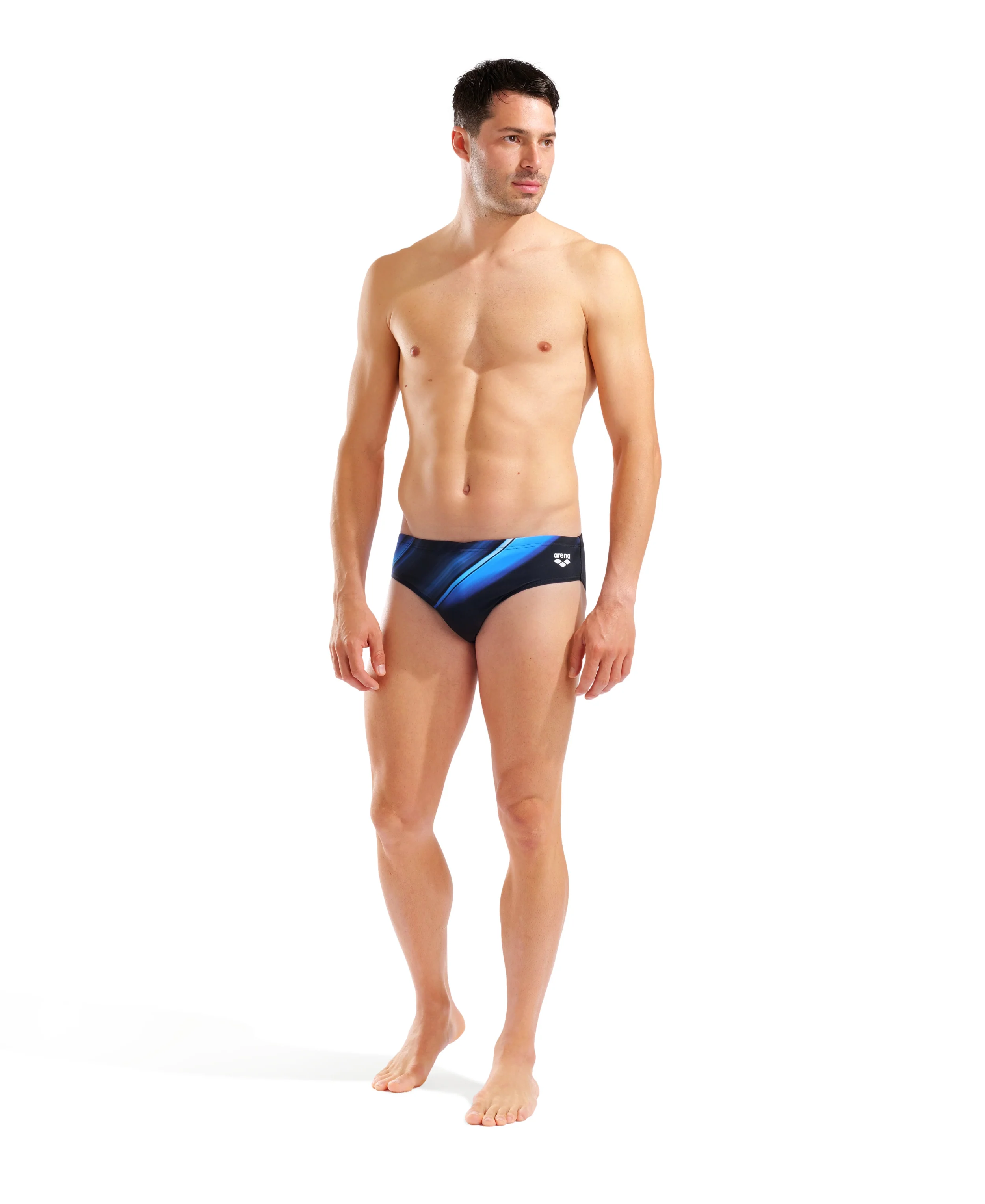 Bañador slip para hombre arena Feel Light - Negro/Multicolor - Image 3