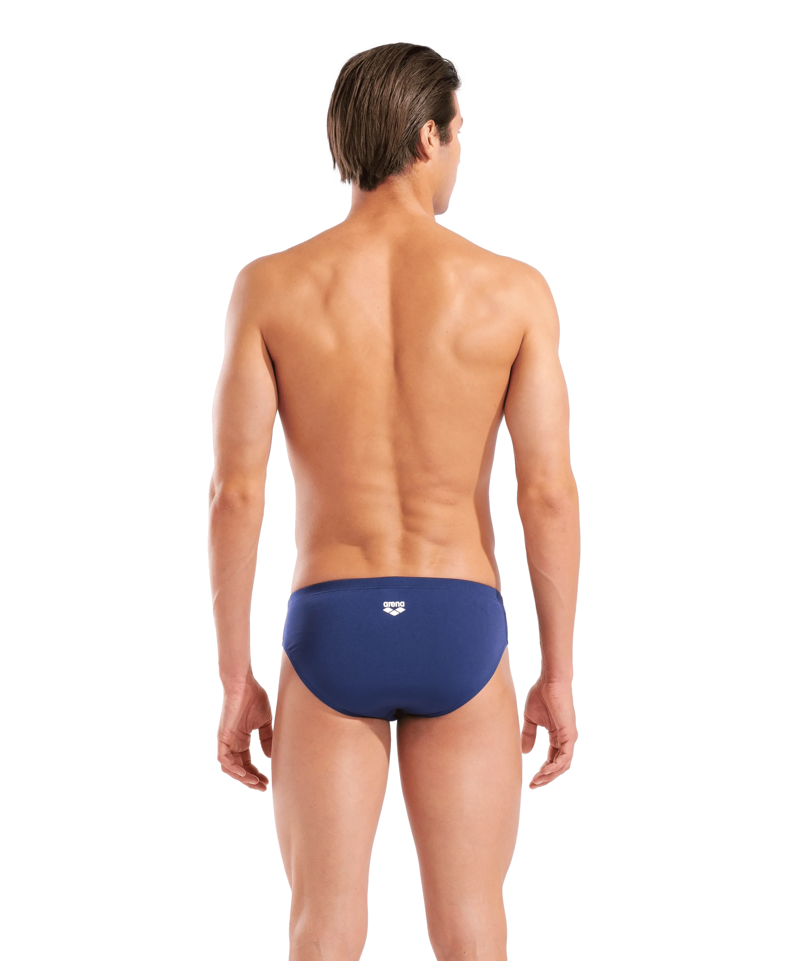 Bañador slip para hombre arena Performance Graphic - Azul marino/blanco - Image 2