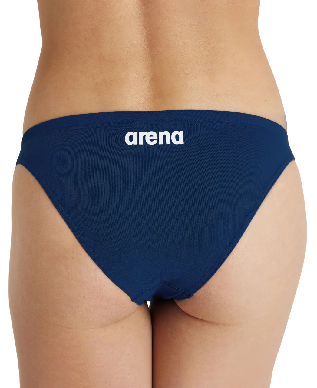 Braguita de bikini lisa arena Performance para mujer - Marino/Blanco - Image 2