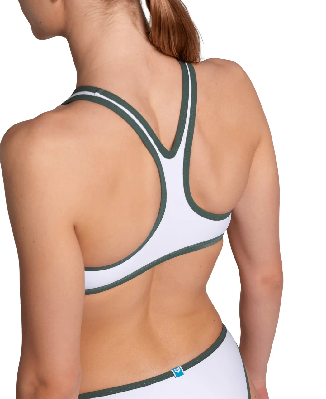 Bikini arena para mujer Logo Racer Back - Salvia Multi - Image 3