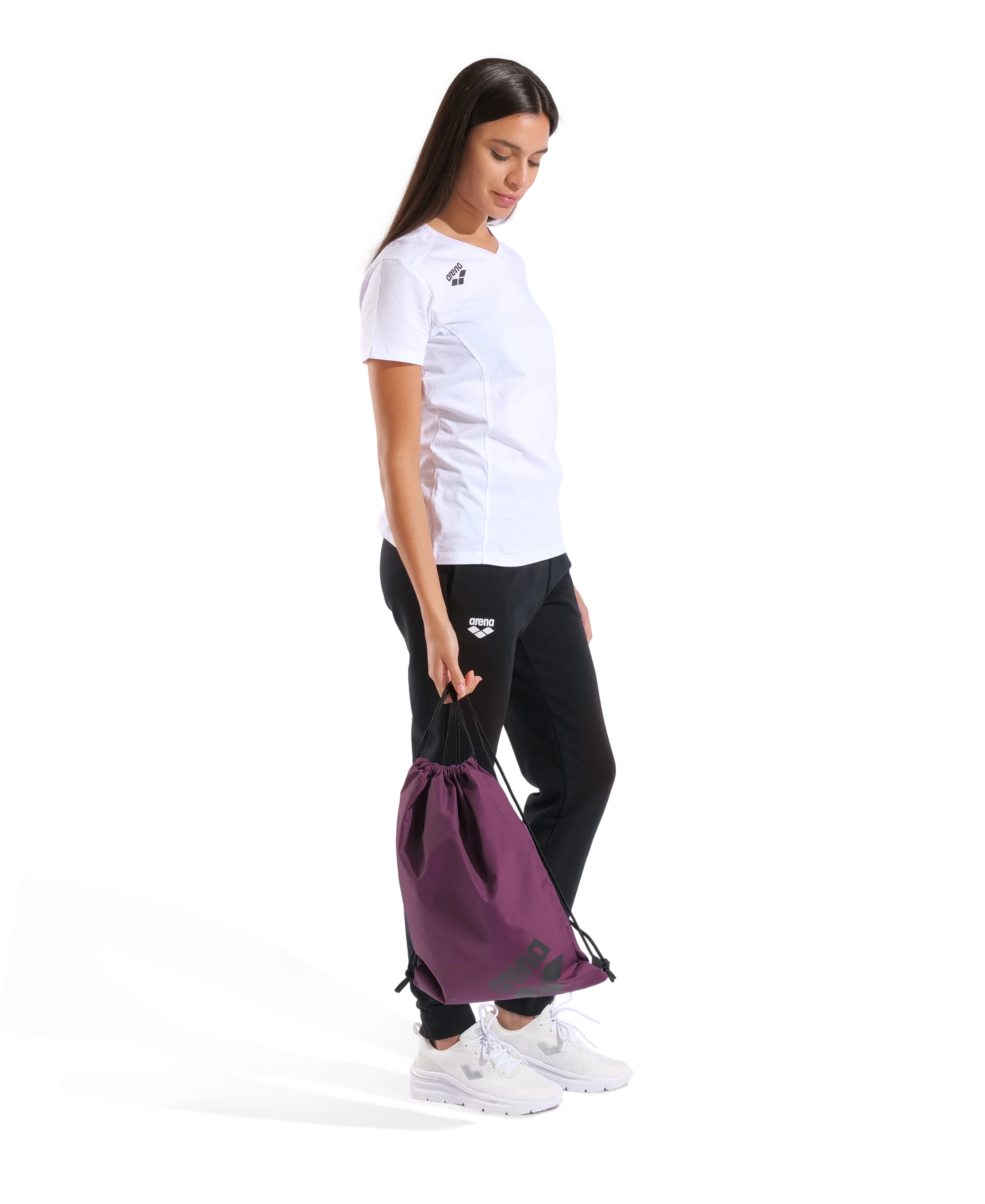 Bolsa para gimnasio y natación arena One Go  - Ciruela - Image 2