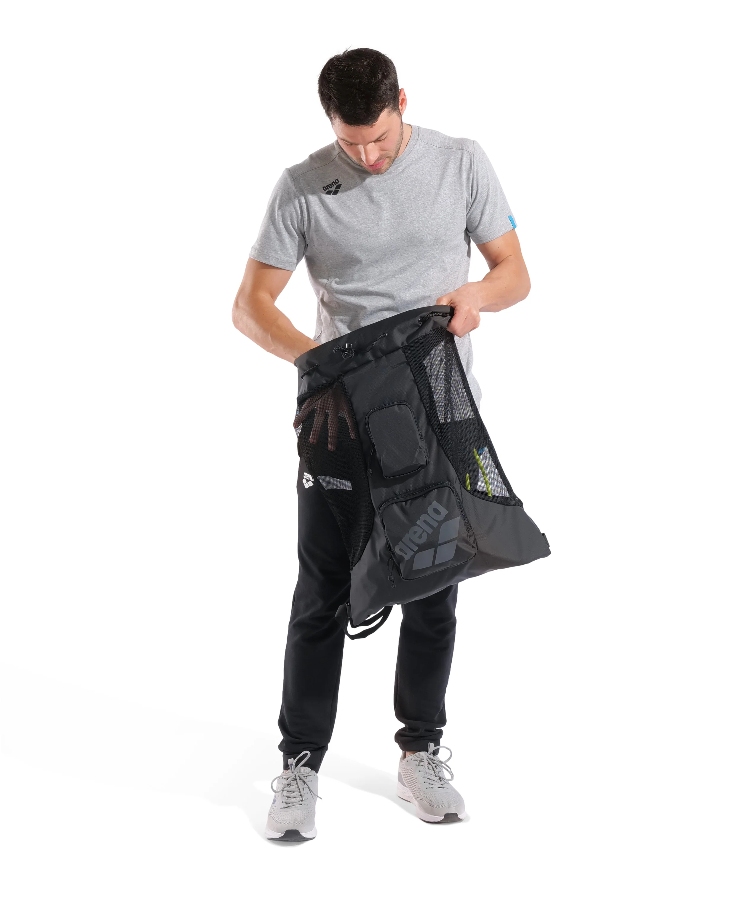 Bolsa para piscina de mesh arena All Set - Negro - Image 2