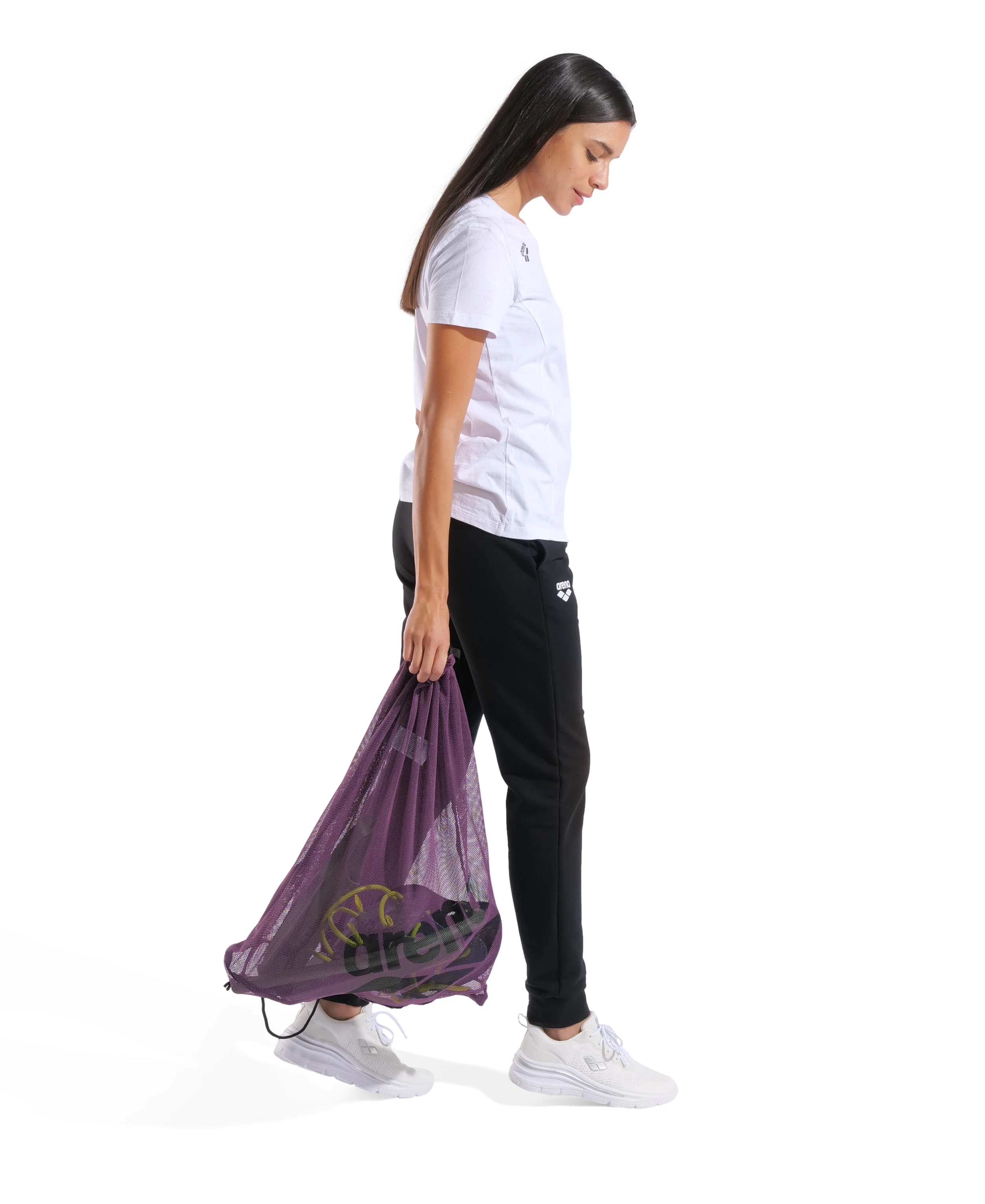 Bolsa para piscina de mesh arena One Go - Ciruela - Image 2