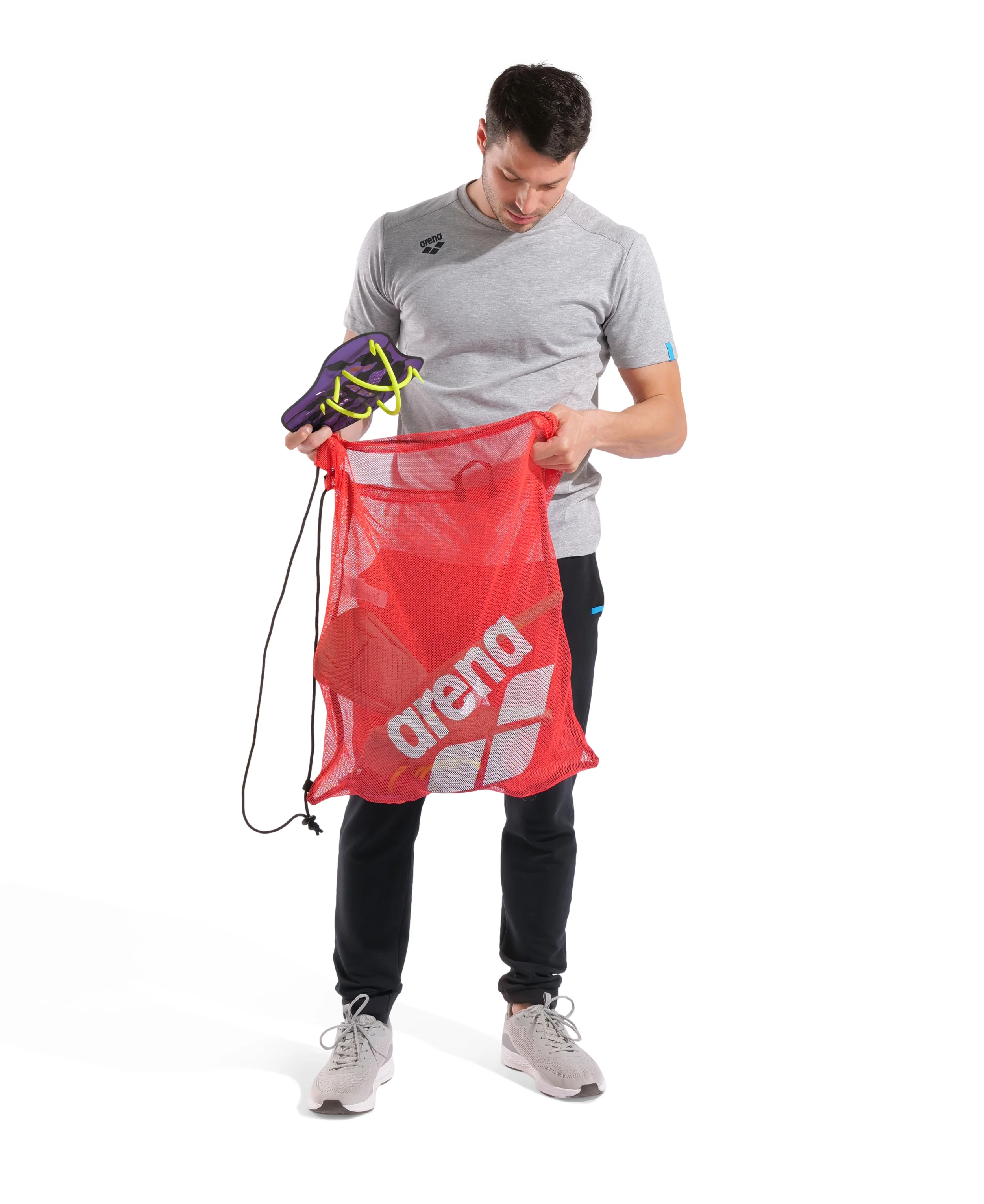 Bolsa para piscina de mesh arena One Go - Rojo - Image 2
