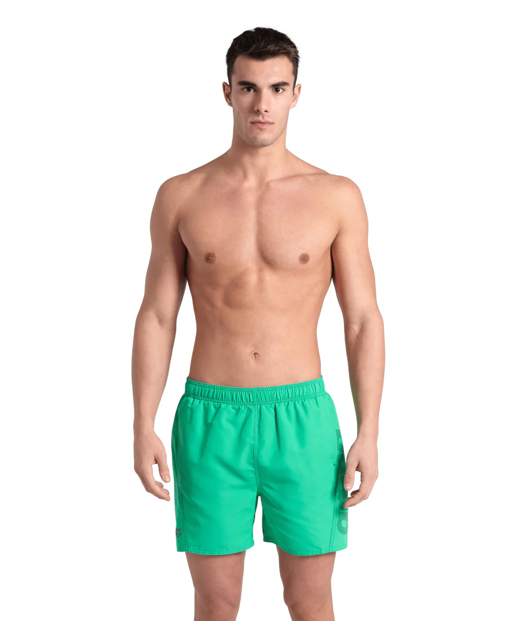 Bóxer de playa arena para hombre Fundamentals Logo R - Cuarzo Verde