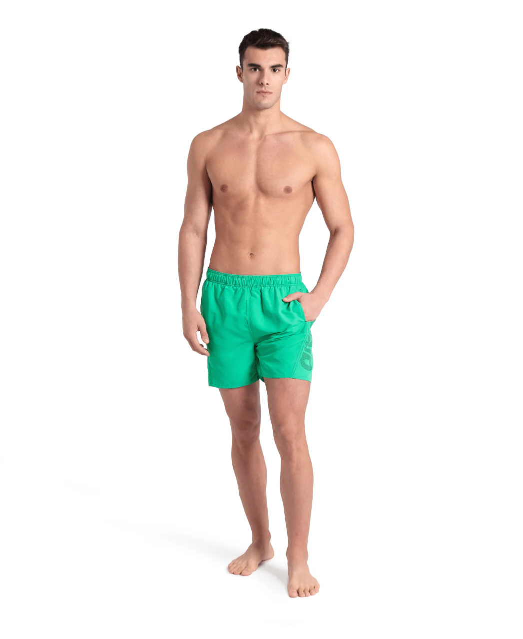 Bóxer de playa arena para hombre Fundamentals Logo R - Cuarzo Verde - Image 4