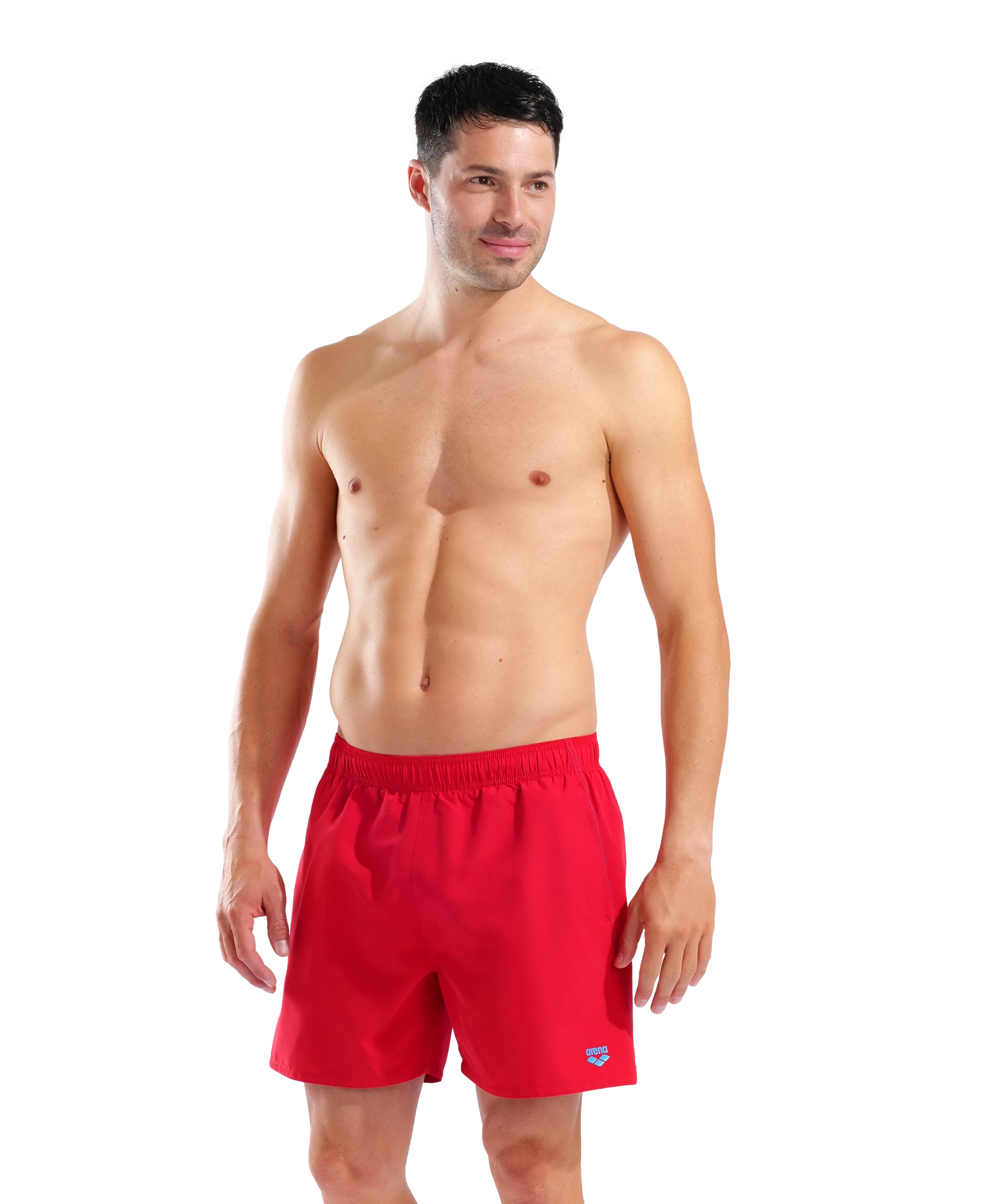 Bóxer de playa arena para hombre Fundamentals R - Rojo/Turquesa