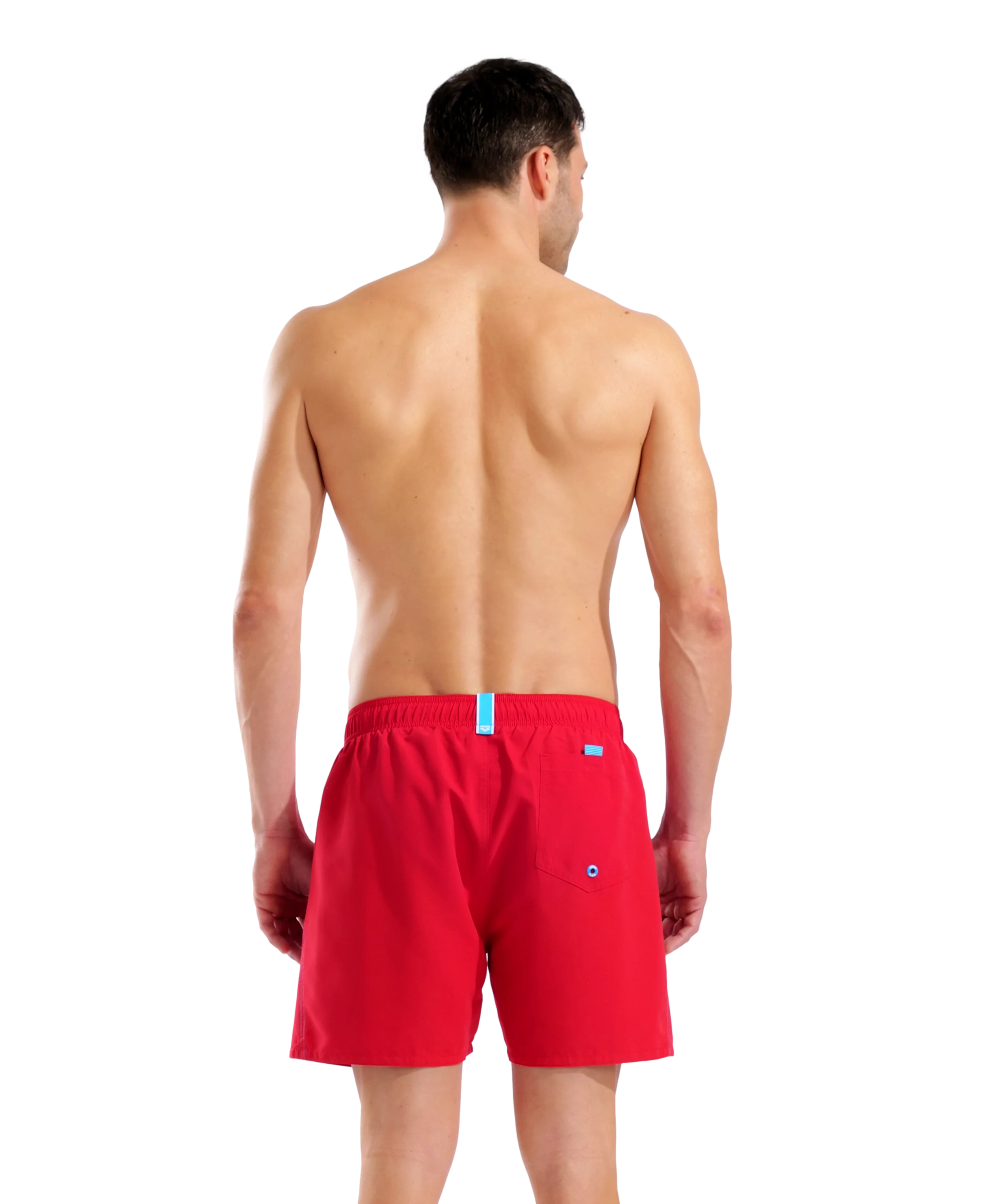 Bóxer de playa arena para hombre Fundamentals R - Rojo/Turquesa - Image 2