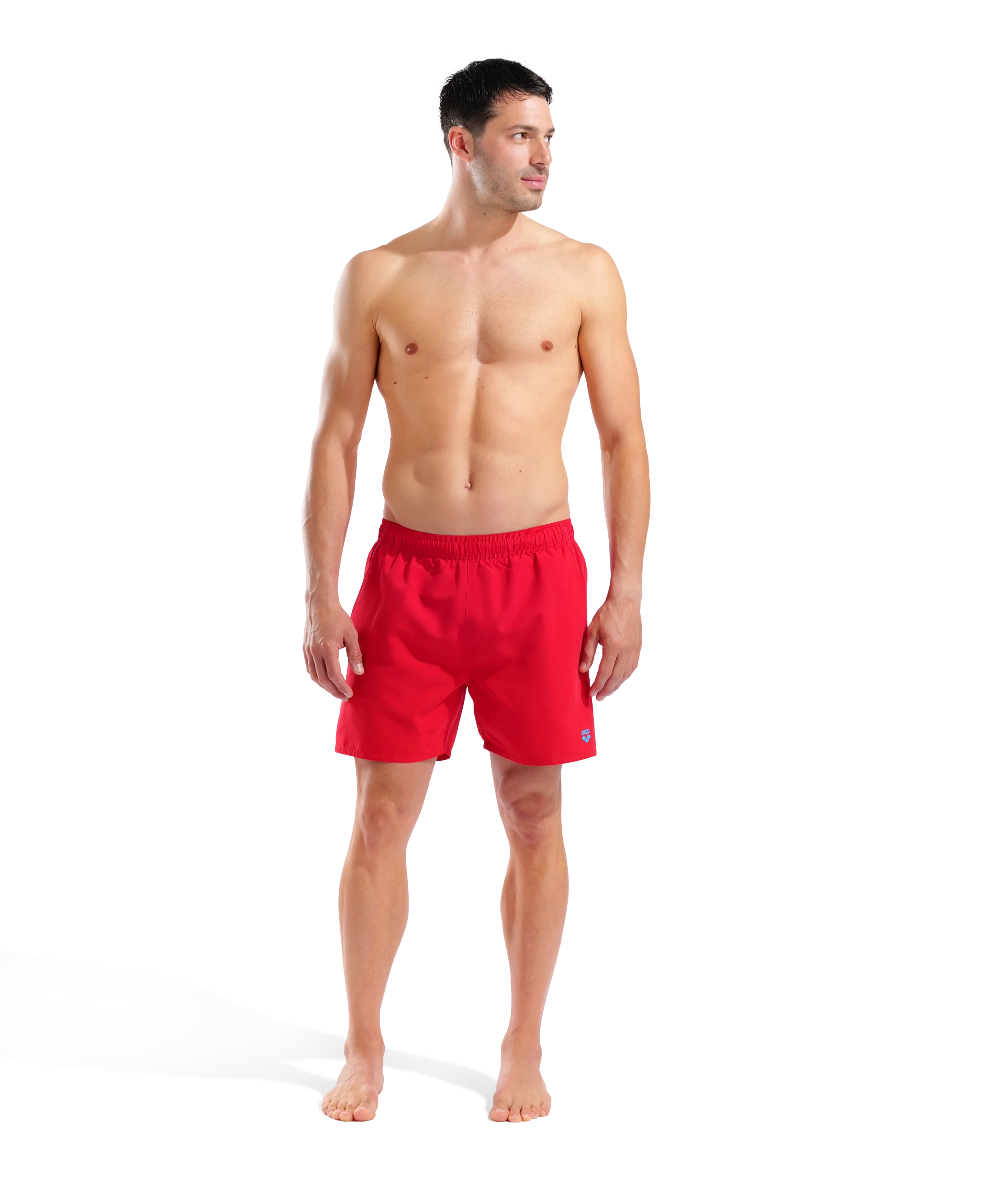 Bóxer de playa arena para hombre Fundamentals R - Rojo/Turquesa - Image 3