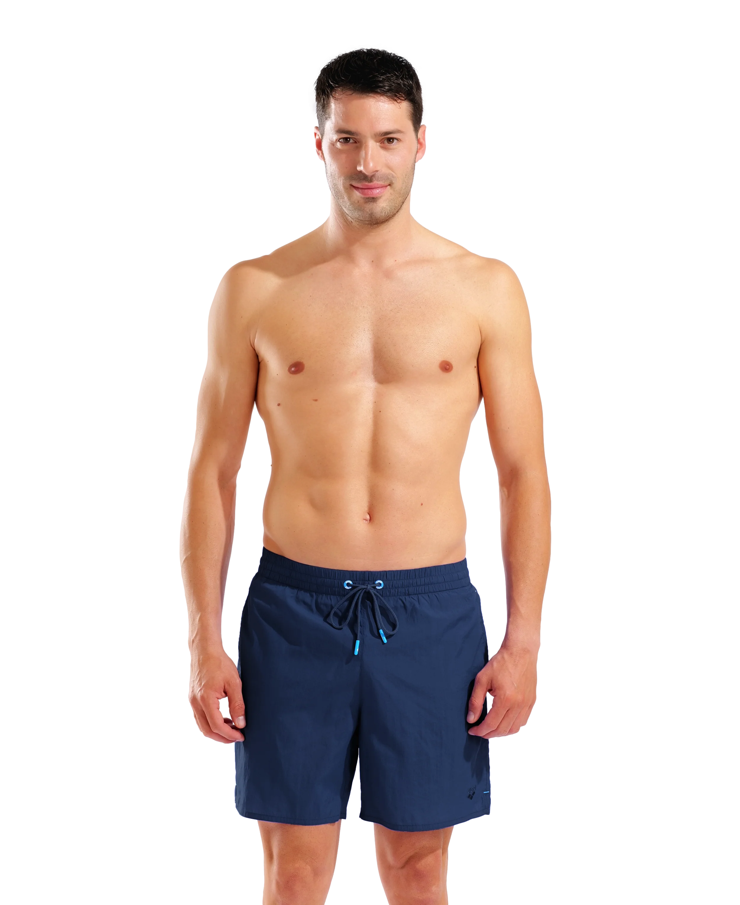 Bóxer de playa arena para hombre Solid - Azul Marino