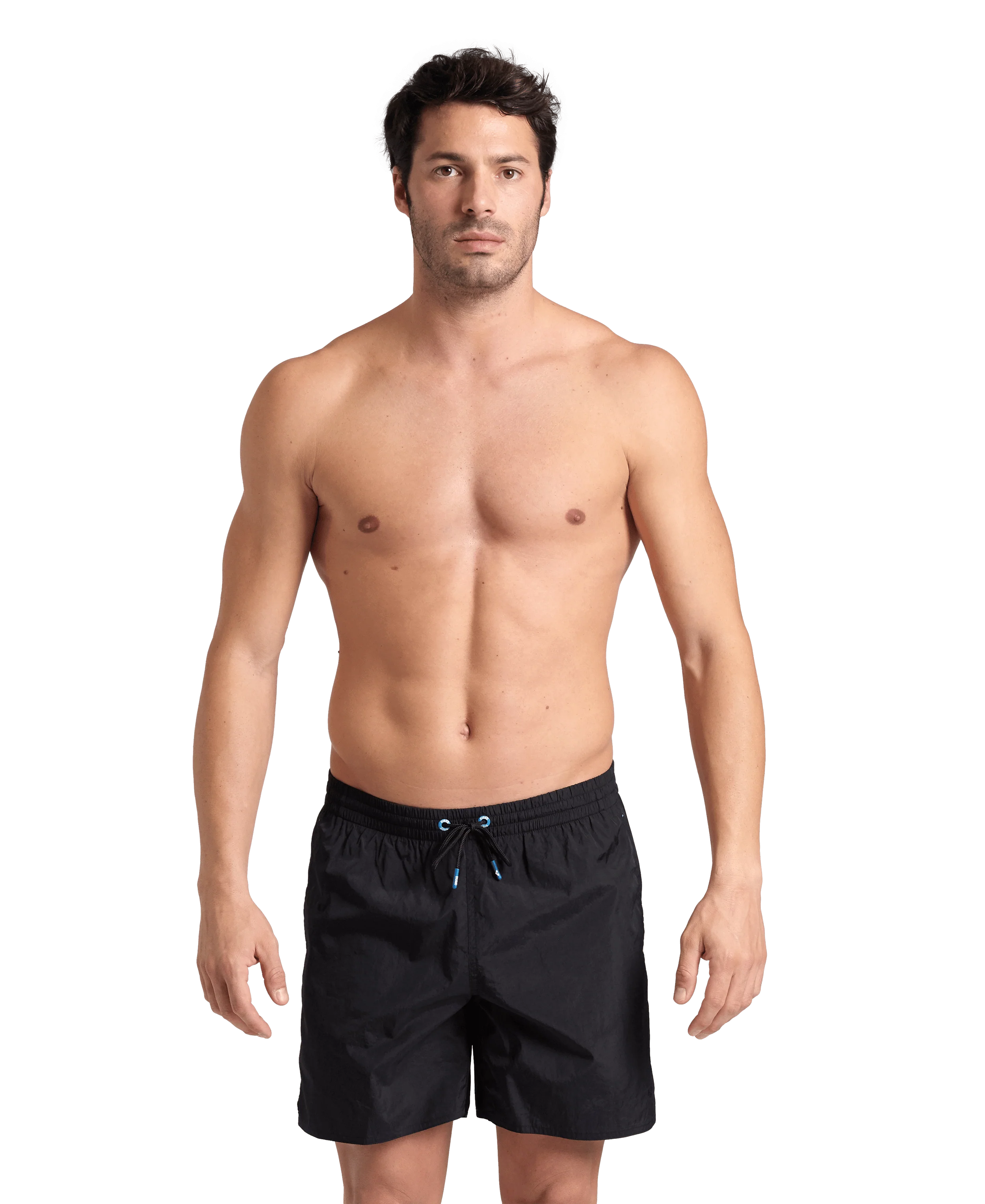 Bóxer de playa arena para hombre Solid - Negro