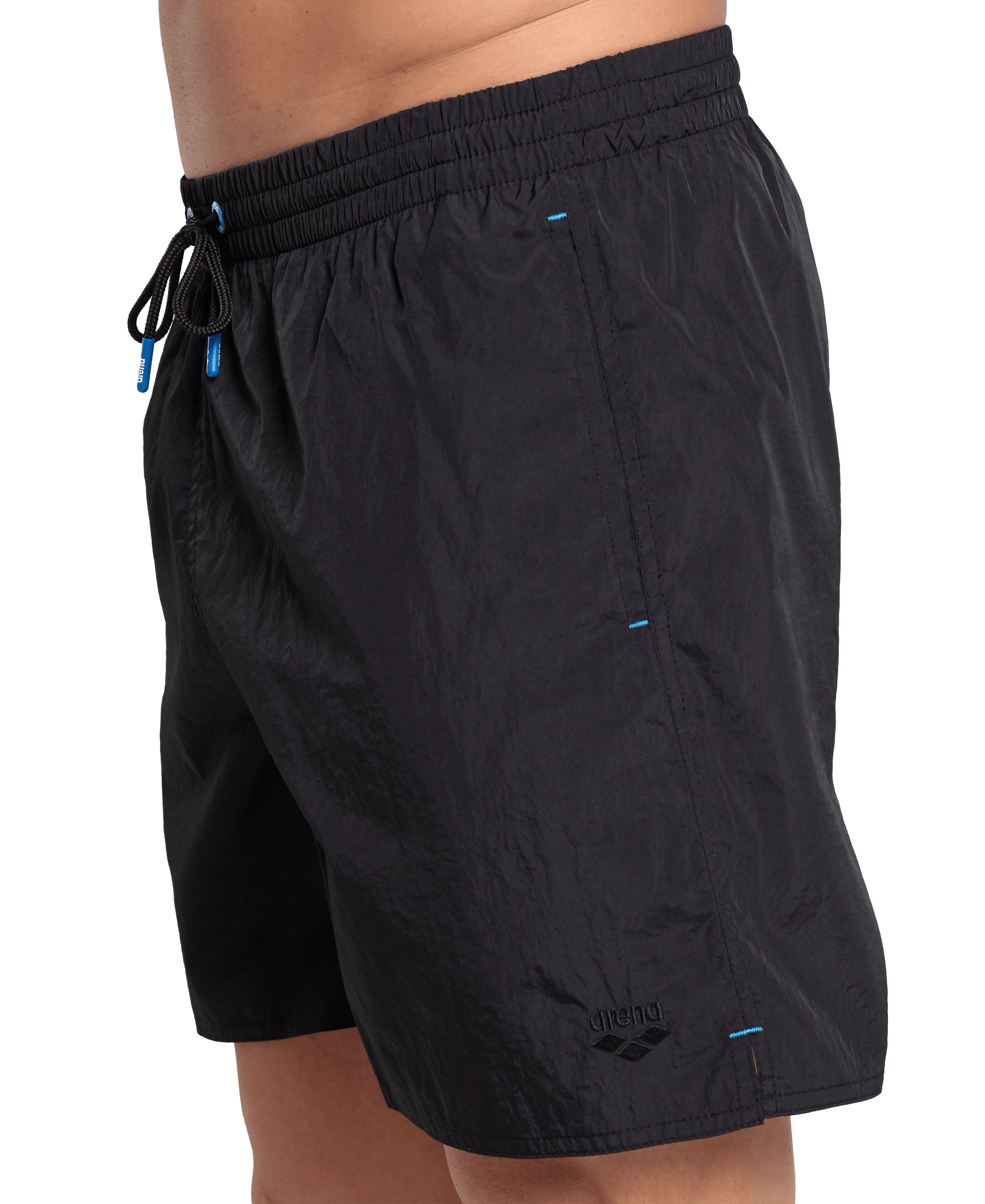 Bóxer de playa arena para hombre Solid - Negro - Image 3