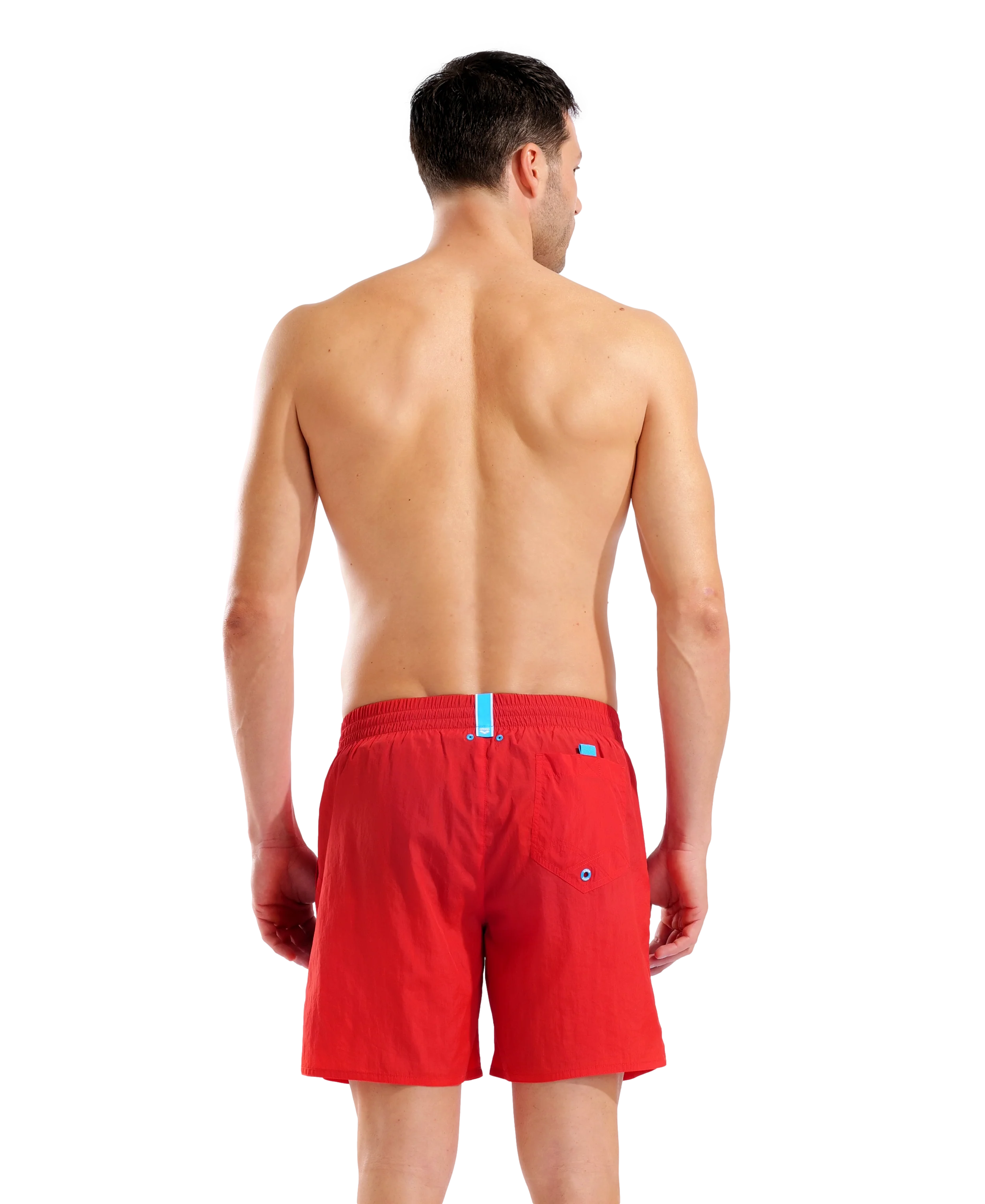 Bóxer de playa arena para hombre Solid - Rojo - Image 2