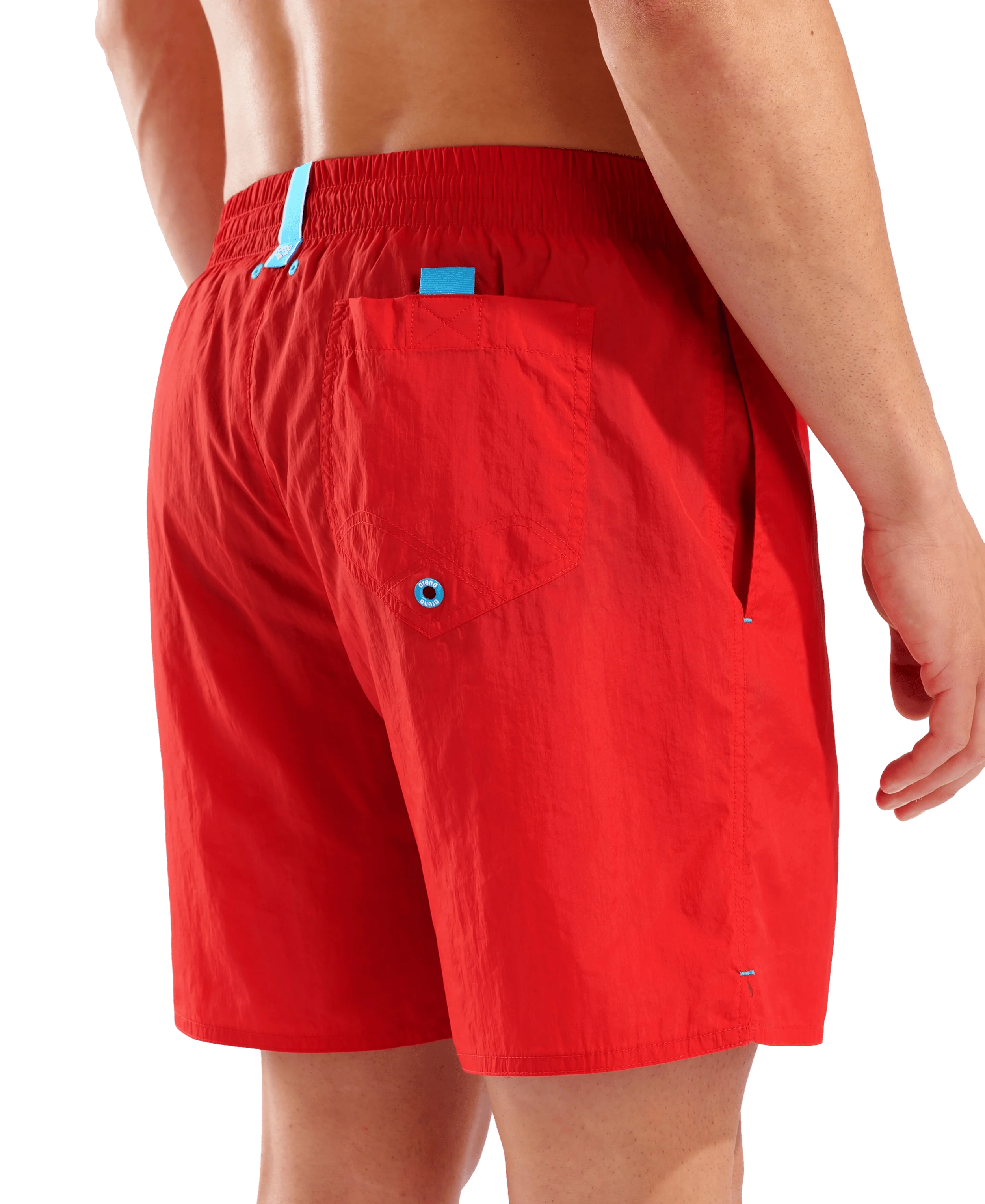 Bóxer de playa arena para hombre Solid - Rojo - Image 5