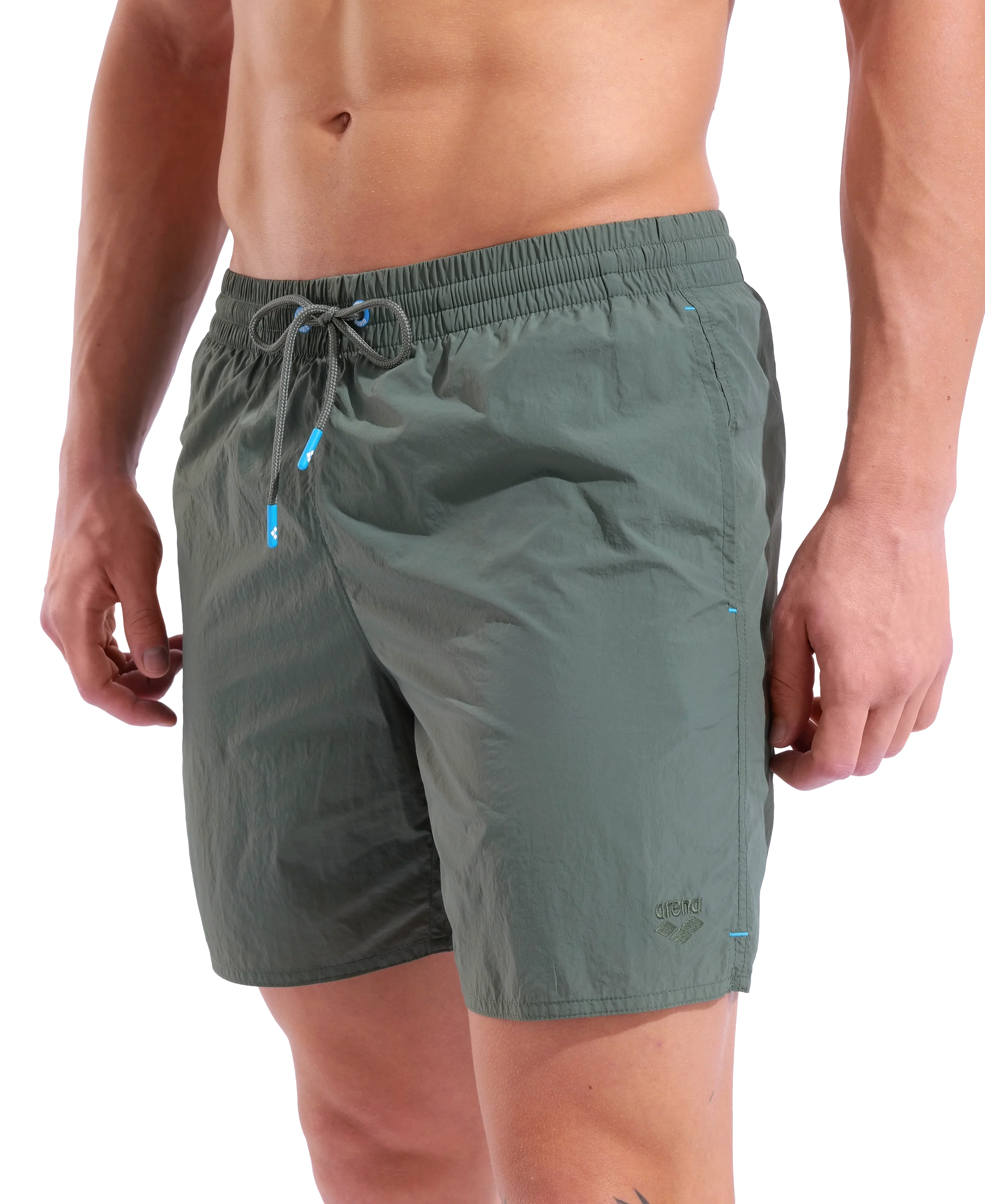 Bóxer de playa arena para hombre Solid - Salvia - Image 4