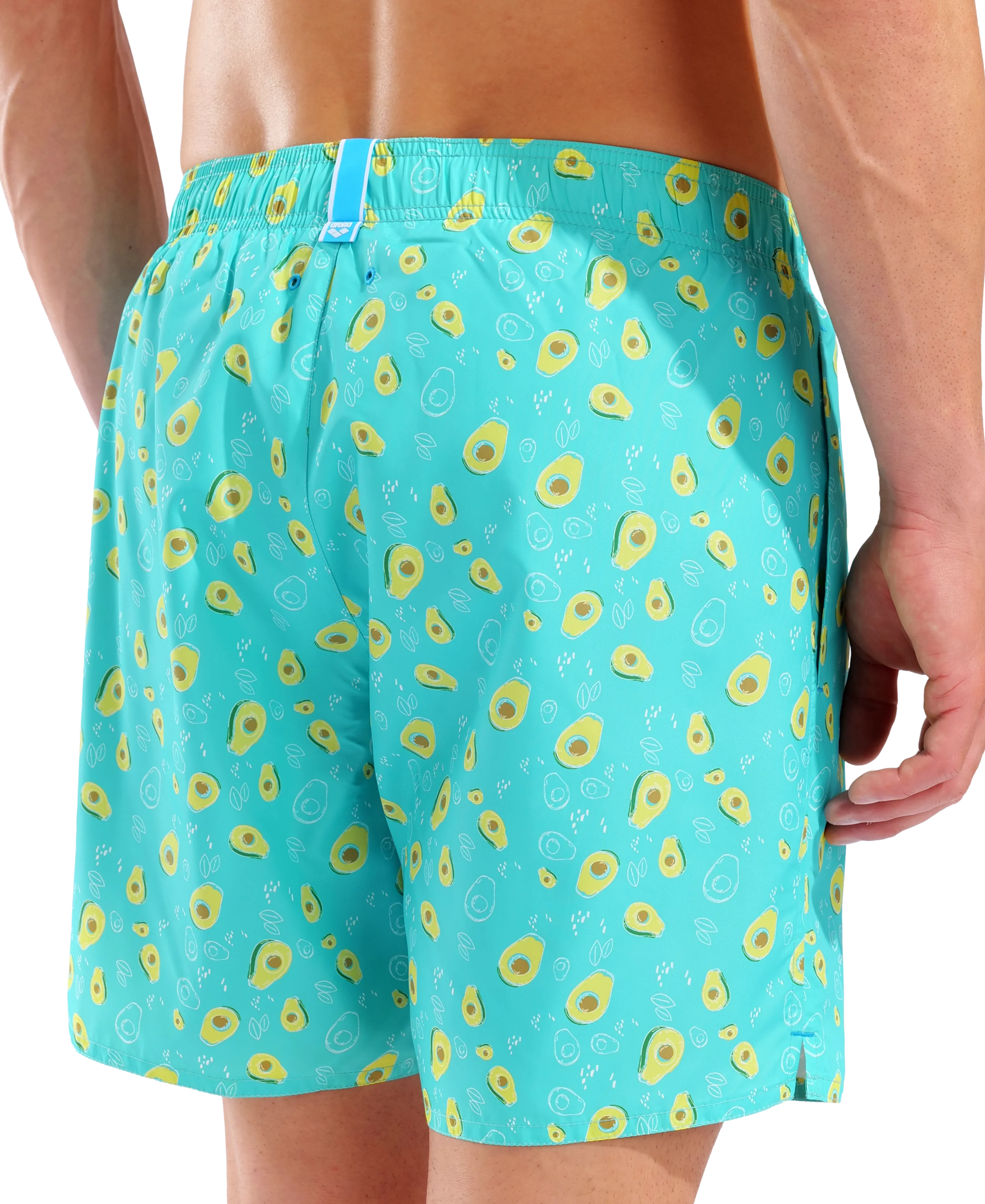 Bóxer de playa para hombre arena Water Prints - Aguacate - Image 5