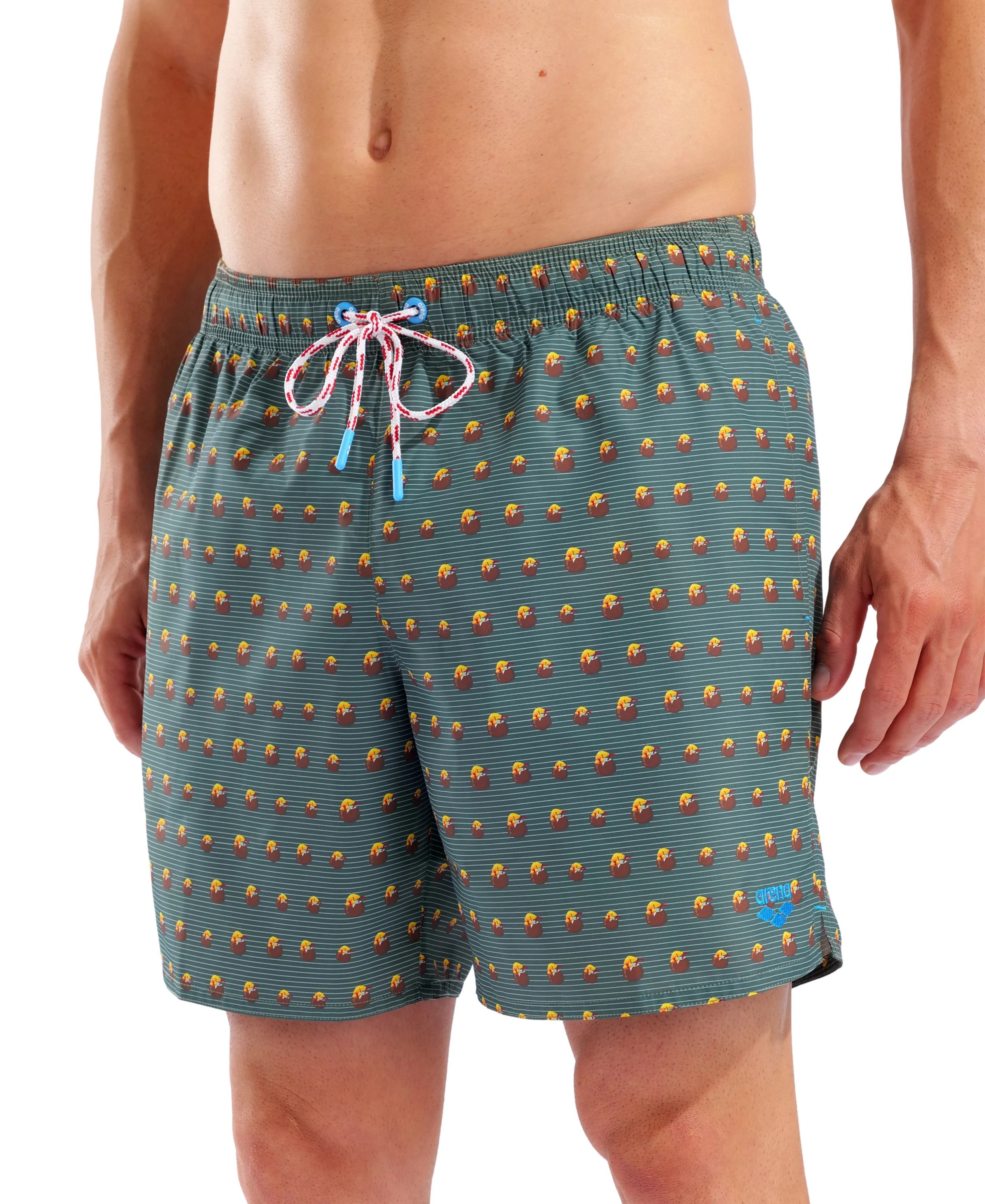Bóxer de playa para hombre arena Water Prints - Salvia Multi - Image 3