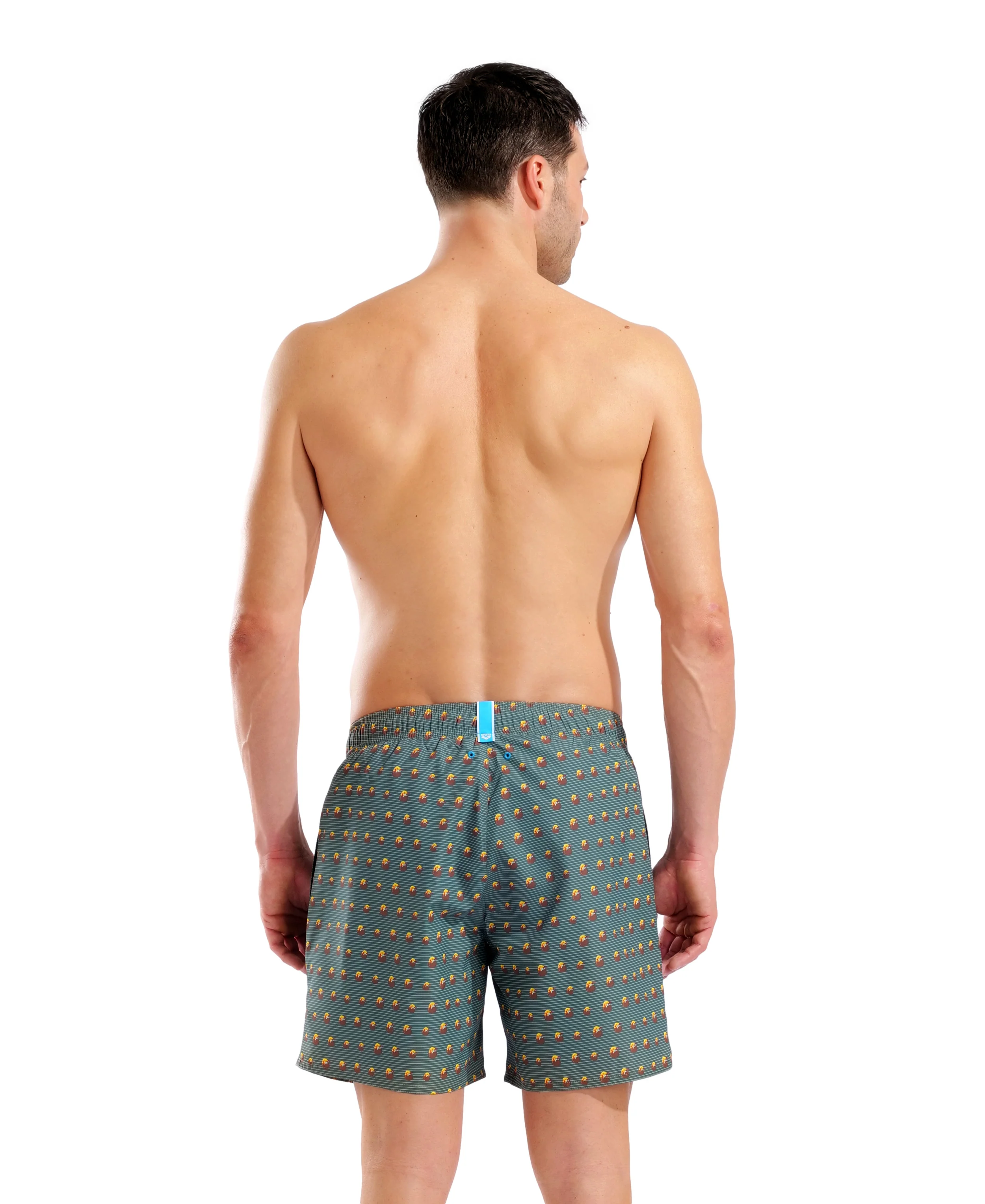 Bóxer de playa para hombre arena Water Prints - Salvia Multi - Image 5