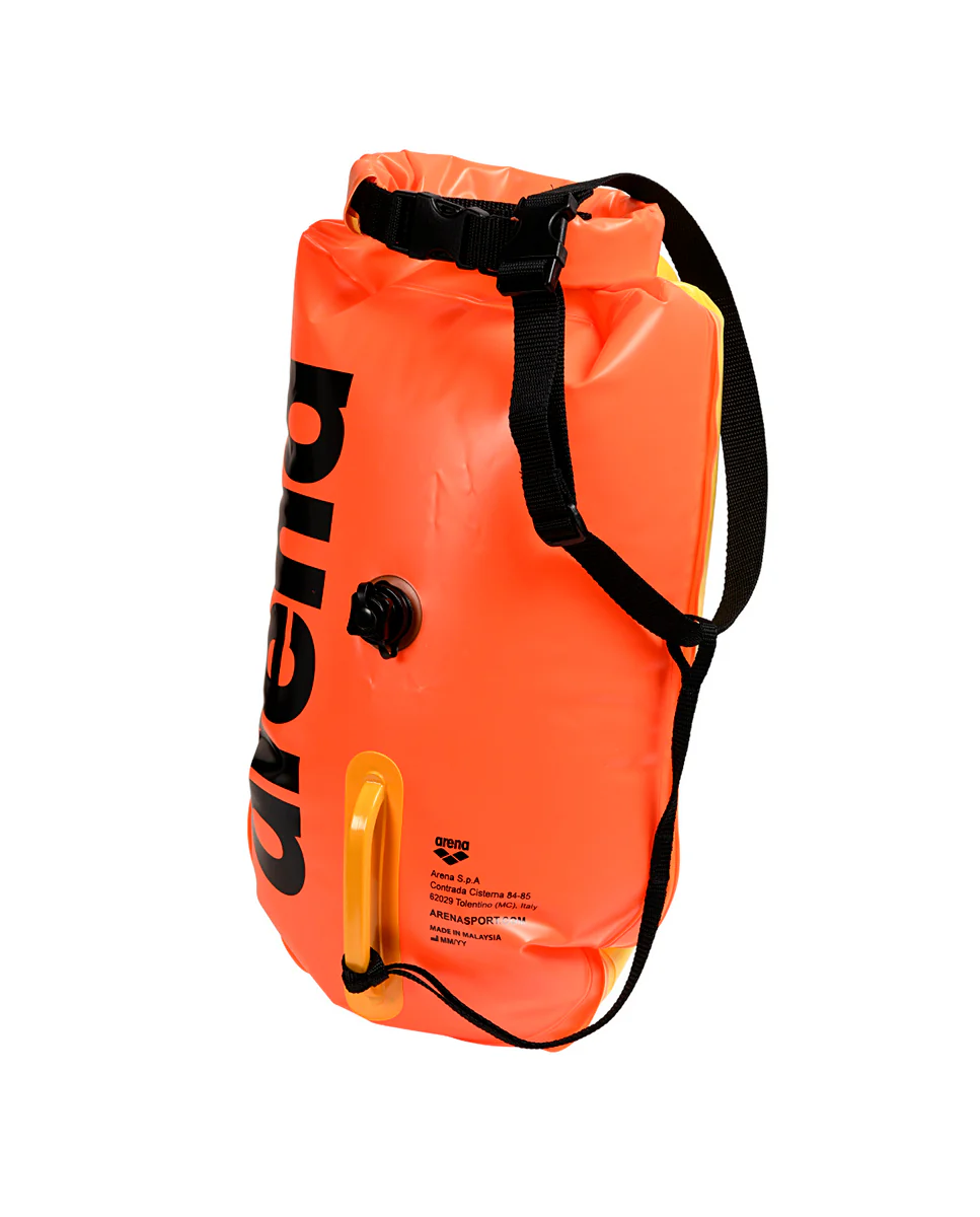 Boya para aguas abiertas arena con bolsa impermeable - Naranja Amarillo