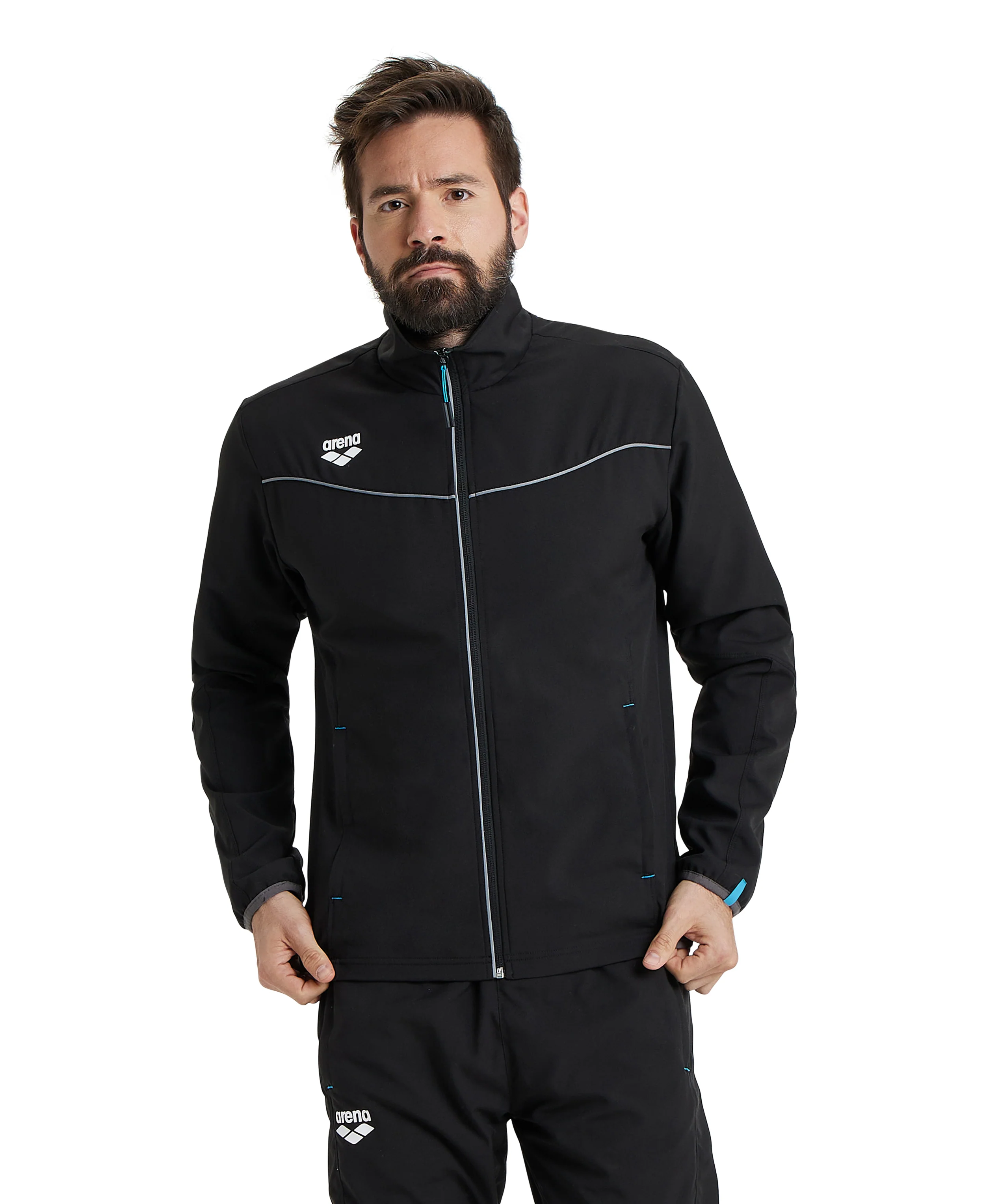 Chaqueta Team Jacket Panel - Negro - Image 7