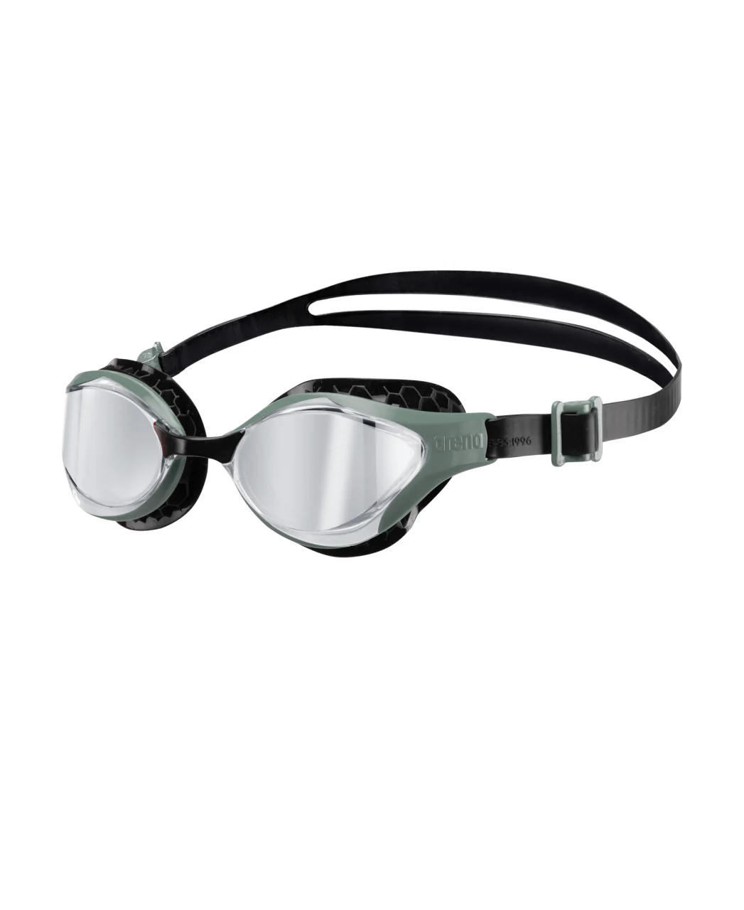Gafas de natación espejadas arena unisex Air Bold Swipe  - Plata/Oscuro