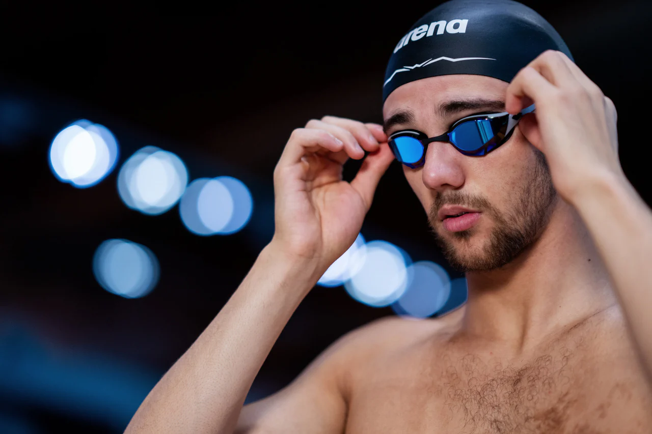 Gafas de natación de competición arena unisex Cobra Edge Swipe Mirror - Azul/Plata - Image 10
