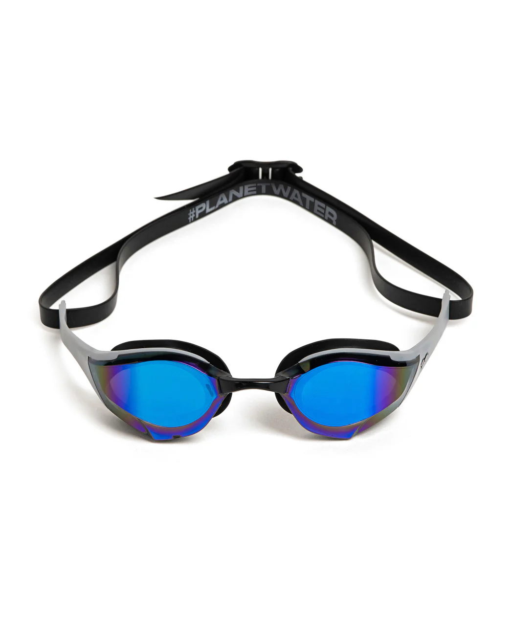 Gafas de natación de competición arena unisex Cobra Edge Swipe Mirror - Azul/Plata - Image 3