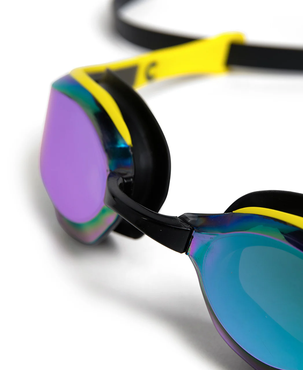 Gafas de natación de competición arena unisex Cobra Edge Swipe Mirror - Esmeralda/Amarillo - Image 11