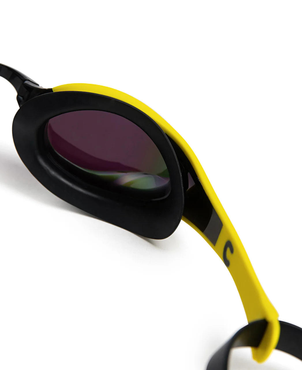 Gafas de natación de competición arena unisex Cobra Edge Swipe Mirror - Esmeralda/Amarillo - Image 6