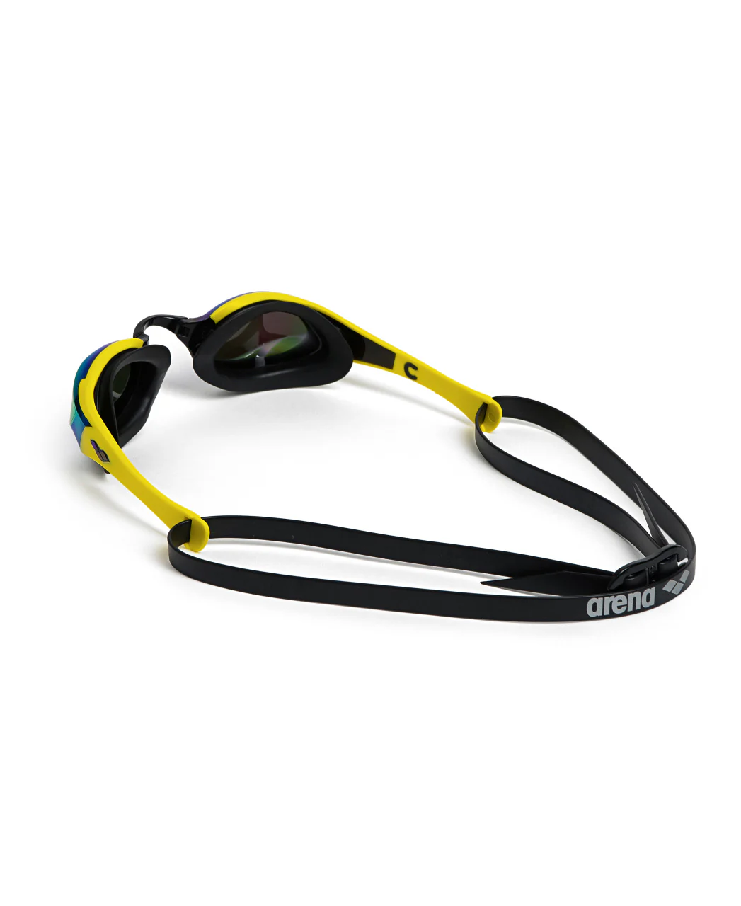 Gafas de natación de competición arena unisex Cobra Edge Swipe Mirror - Esmeralda/Amarillo - Image 7
