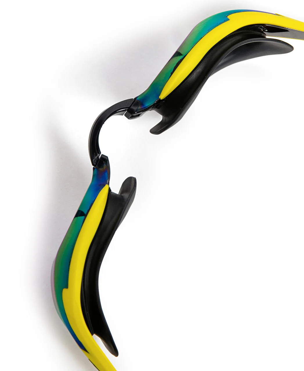 Gafas de natación de competición arena unisex Cobra Edge Swipe Mirror - Esmeralda/Amarillo - Image 8