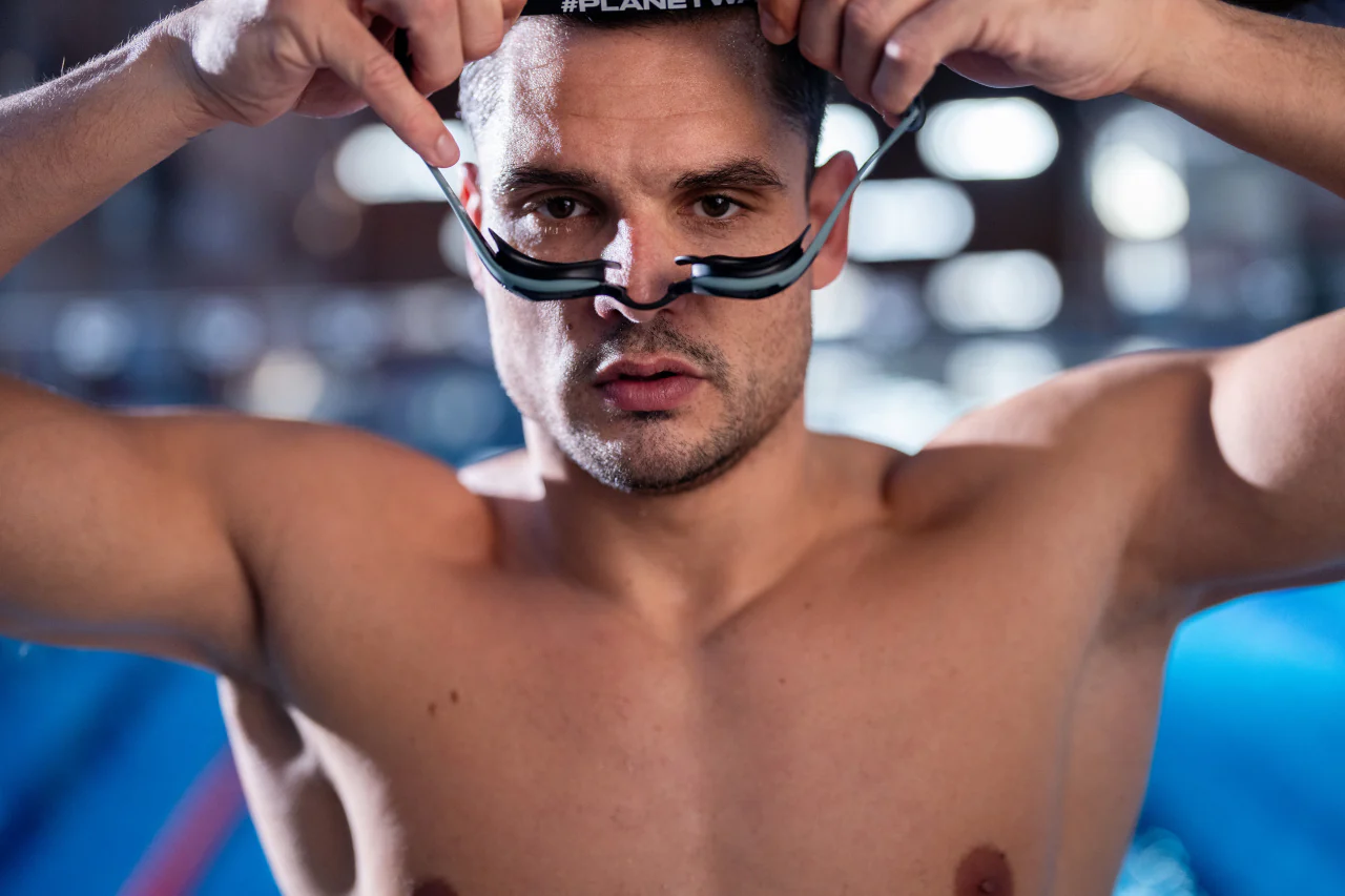 Gafas de natación de competición arena unisex Cobra Edge Swipe Mirror - Plata/Salvia - Image 11