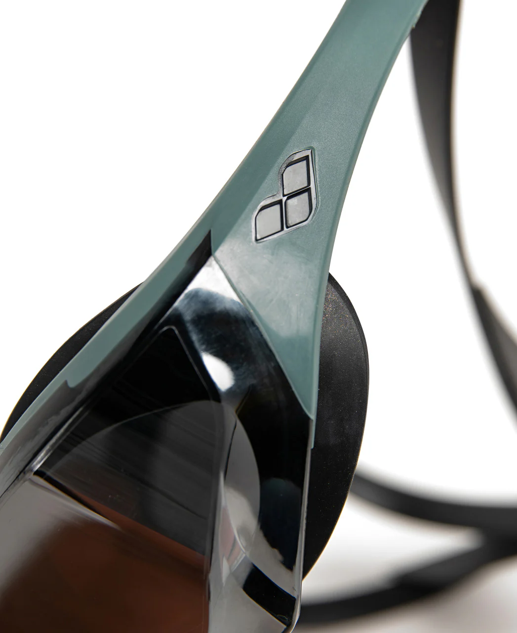 Gafas de natación de competición arena unisex Cobra Edge Swipe Mirror - Plata/Salvia - Image 6