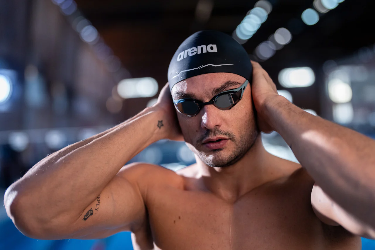 Gafas de natación de competición arena unisex Cobra Edge Swipe Mirror - Plata/Salvia - Image 9