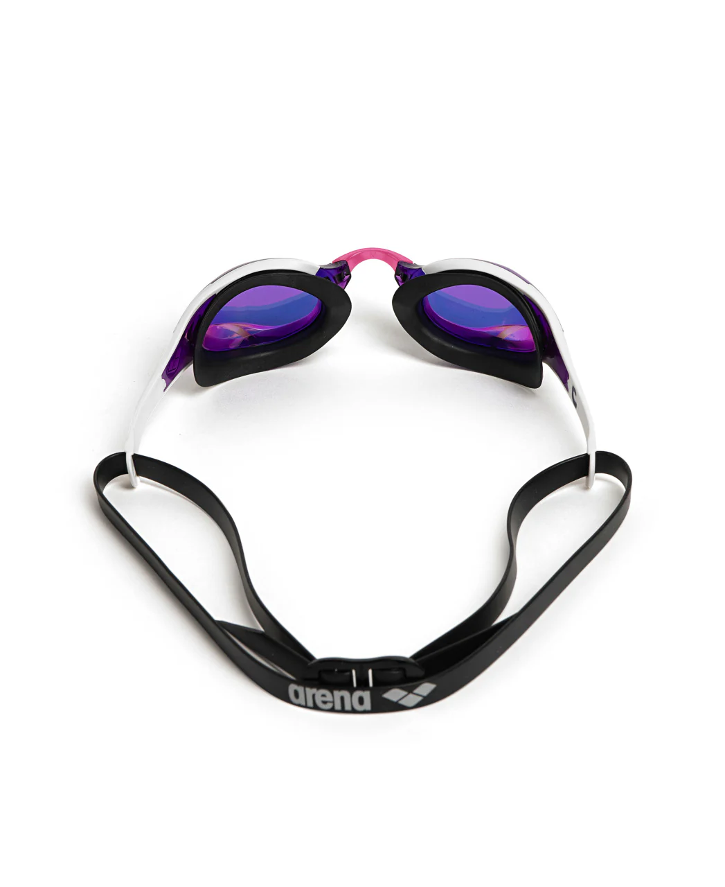 Gafas de natación de competición arena unisex Cobra Edge Swipe Mirror - Violeta/Blanco - Image 4
