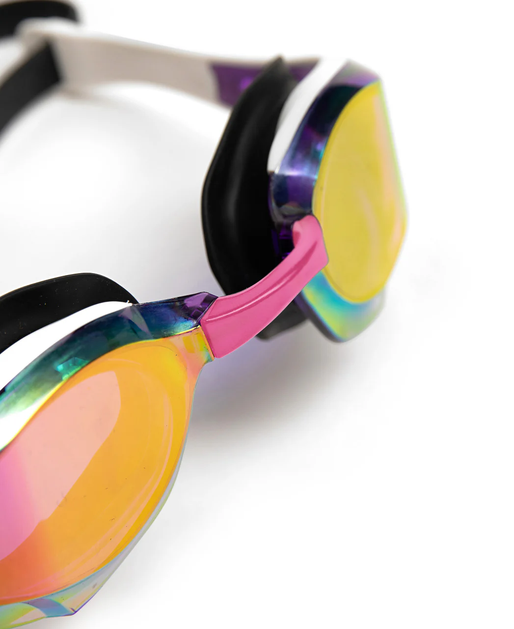 Gafas de natación de competición arena unisex Cobra Edge Swipe Mirror - Violeta/Blanco - Image 6