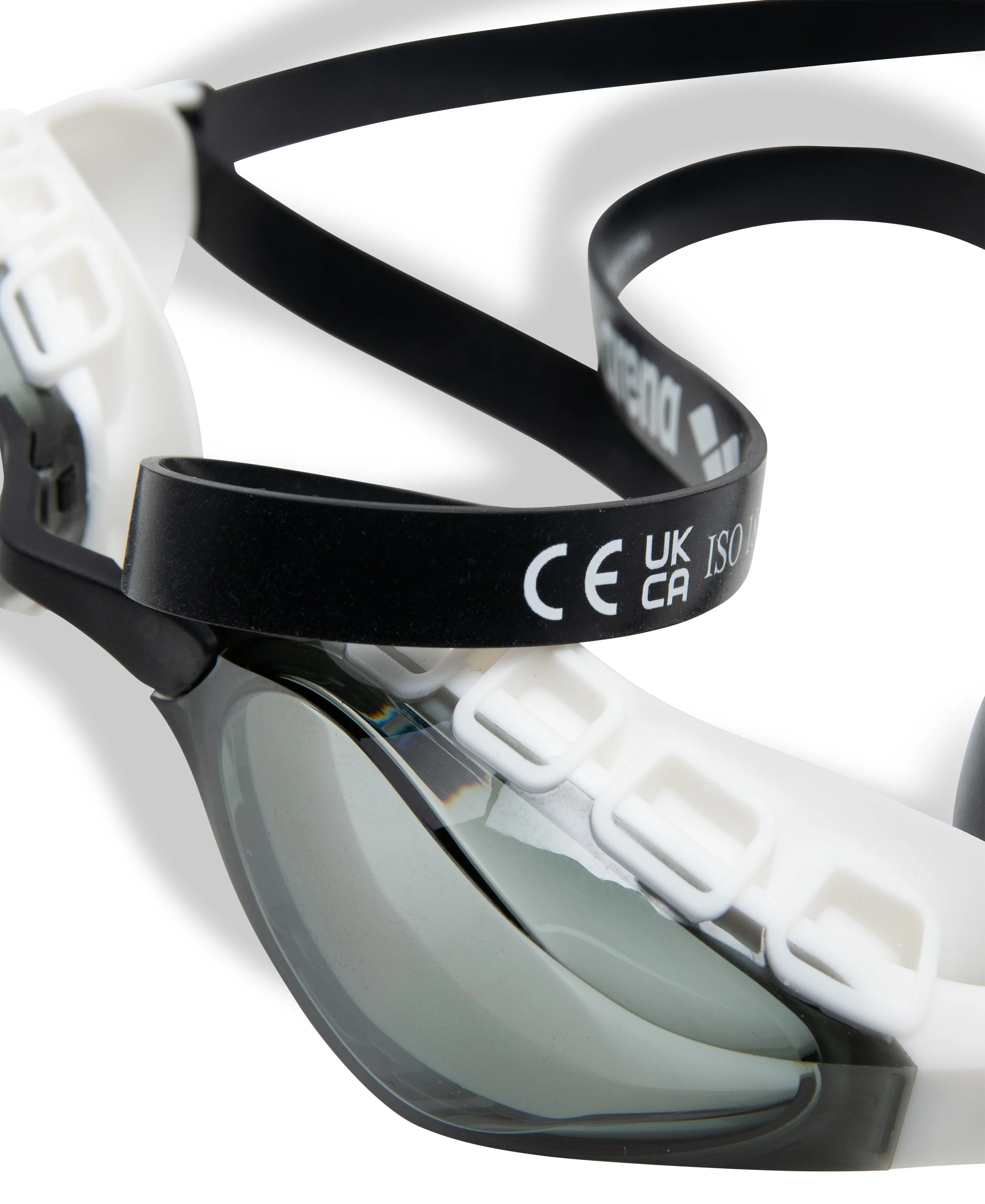 Gafas de competición unisex arena Air Sonic - Humo/Negro - Image 4