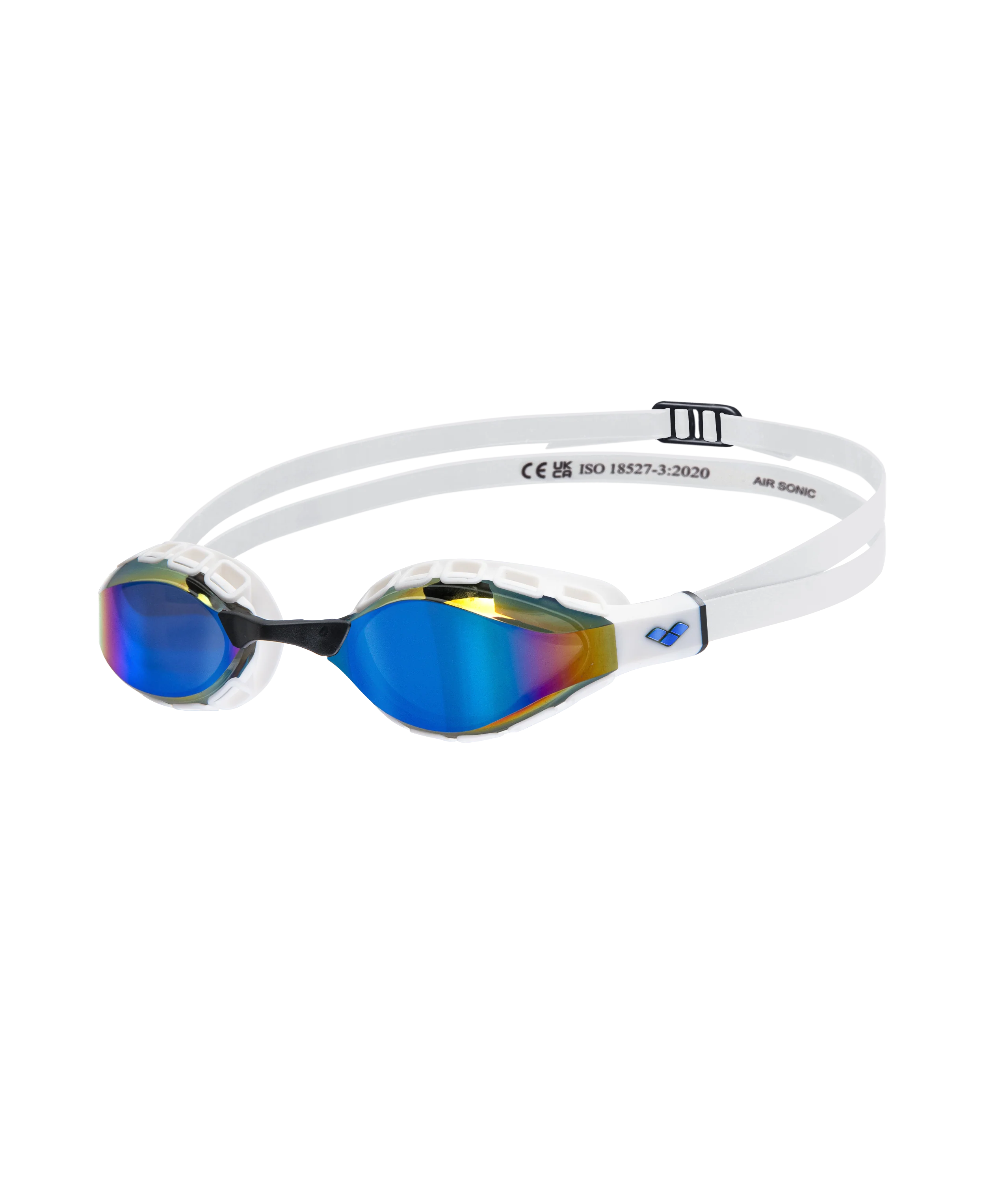 Gafas de competición unisex arena Air Sonic Mirror - Azul/blanco