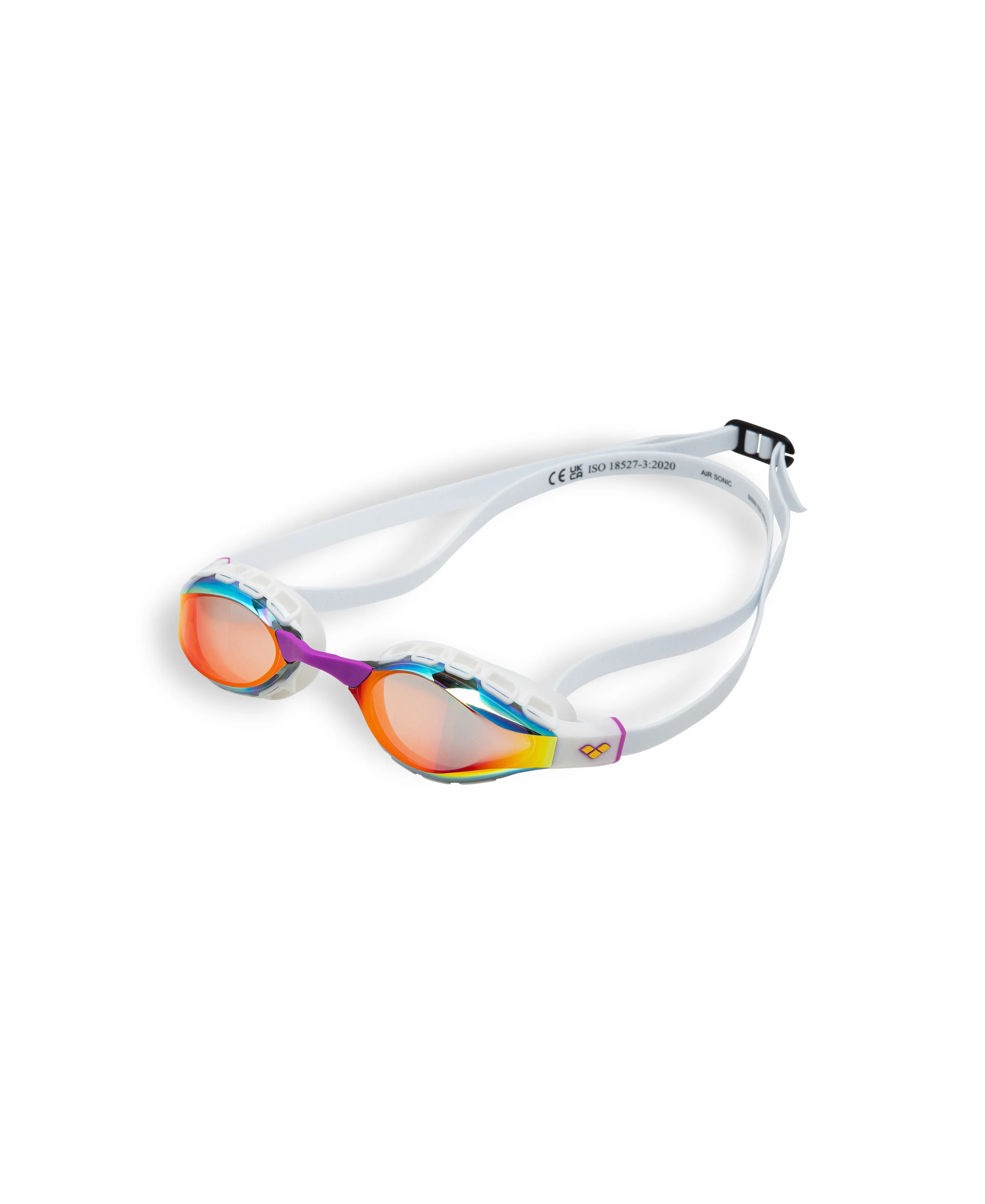 Gafas de competición unisex arena Air Sonic Mirror - Oro/Blanco - Image 5