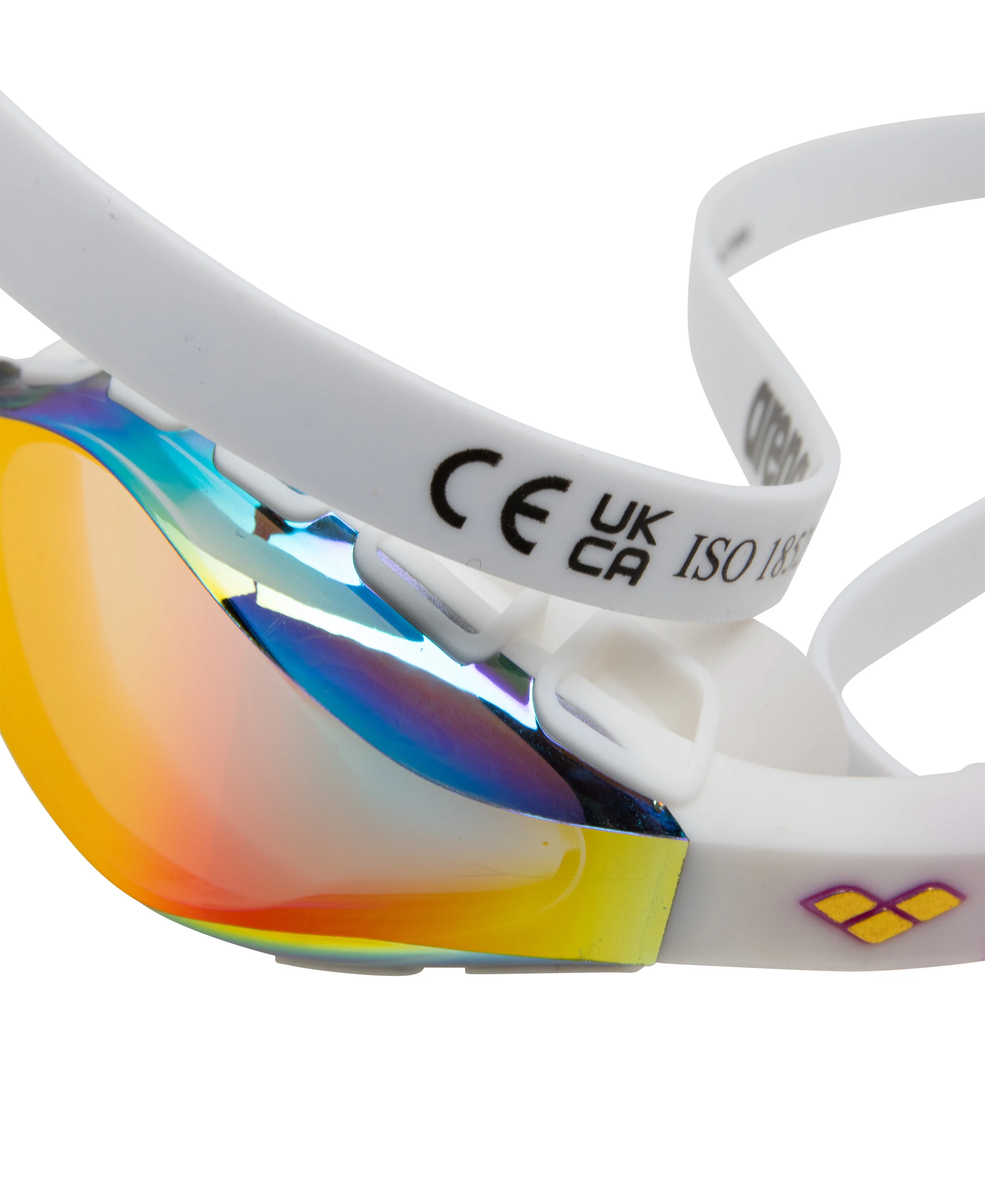Gafas de competición unisex arena Air Sonic Mirror - Oro/Blanco - Image 6