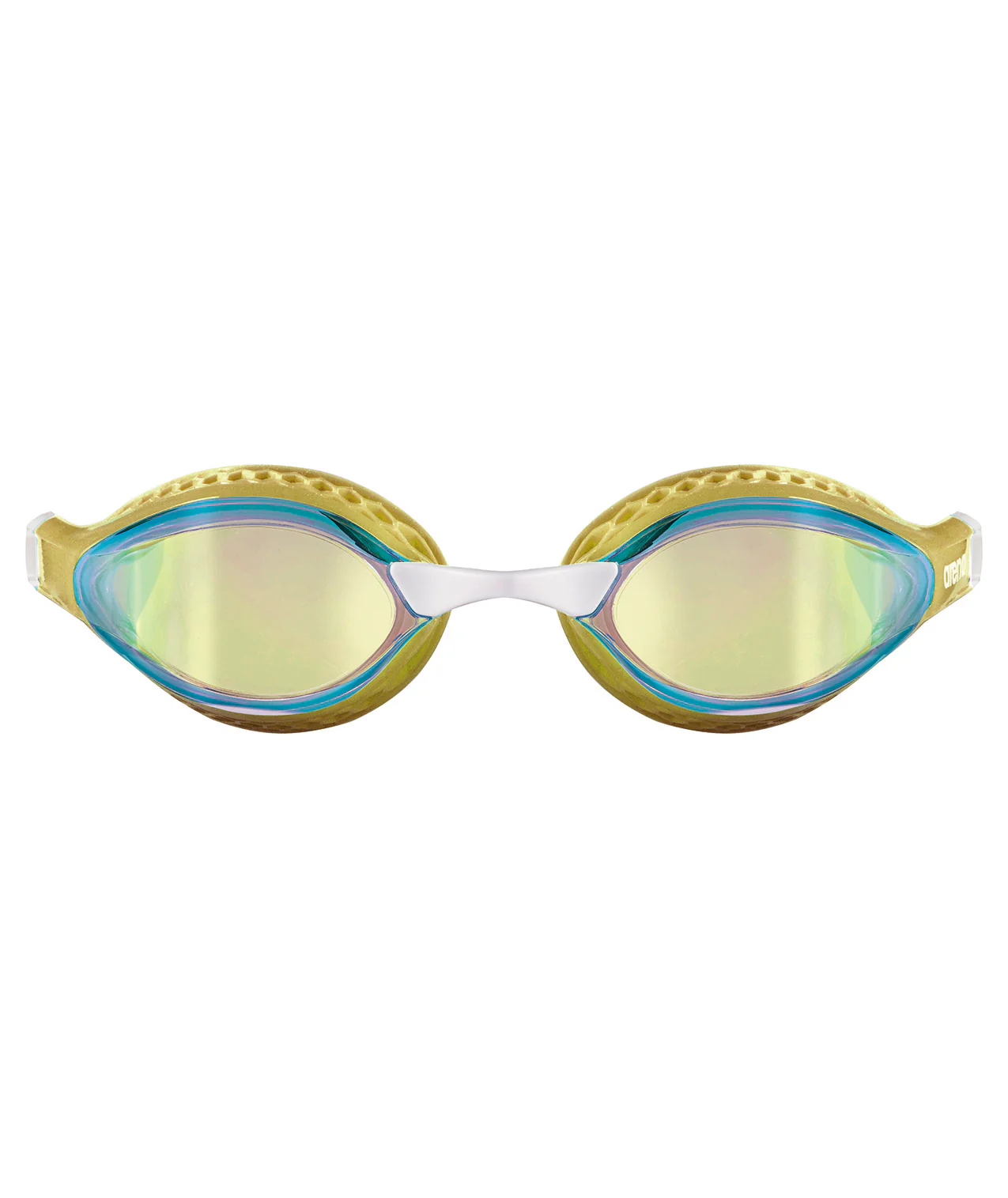 Gafas de natación para competición arena unisex Airspeed Mirror - Cobre Amarillo - Image 2