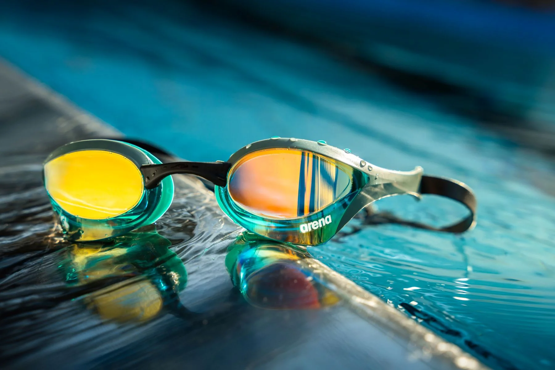 Gafas de natación arena unisex Cobra Core Swipe Mirror  Agua - Sabio - Negro - Image 9