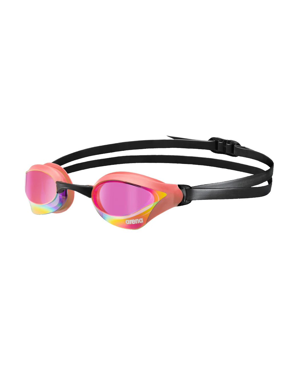 Gafas de natación arena unisex Cobra Core Swipe Mirror  - Violeta/Coral