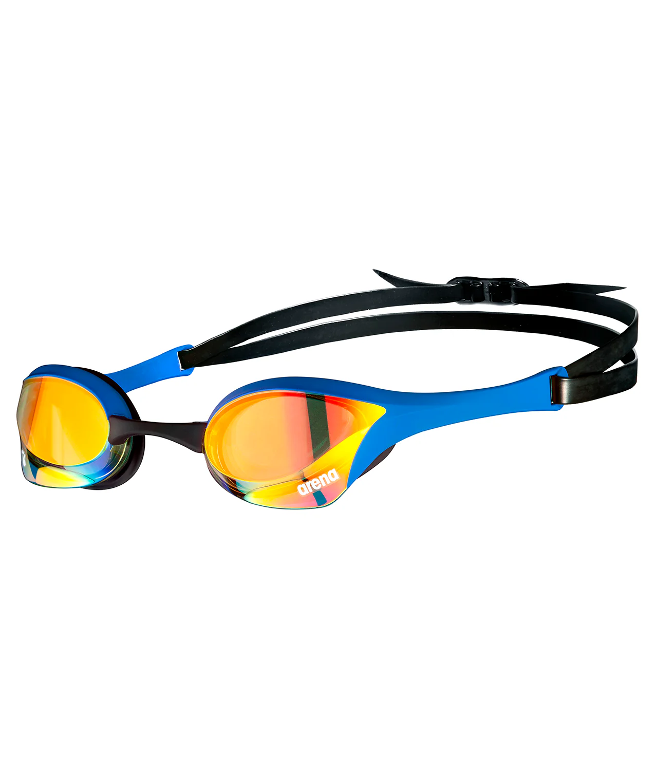 Gafas de natación para competición arena unisex Cobra Ultra Swipe Mirror  - Cobre Amarillo