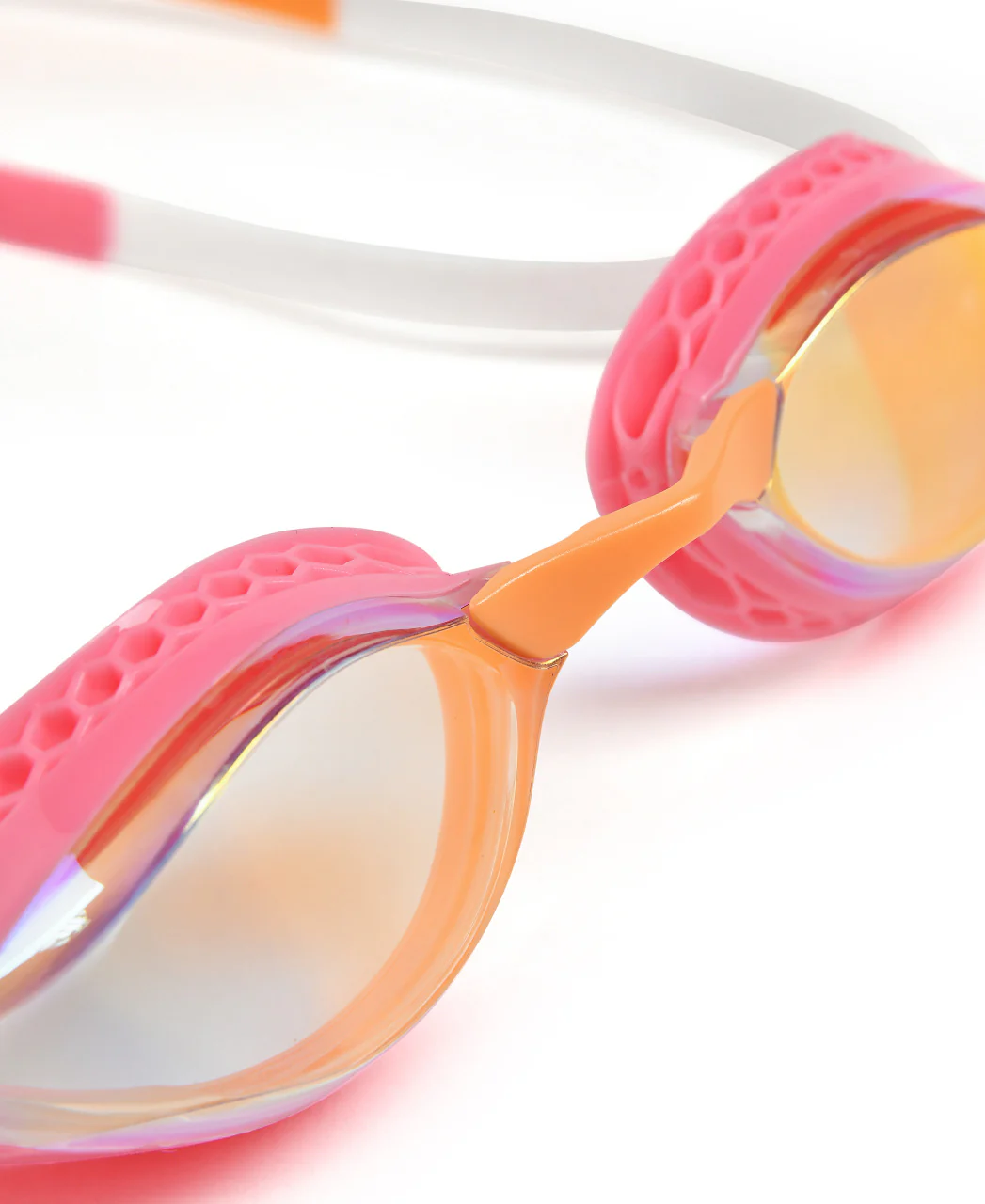 Gafas de natación para competición arena unisex Airspeed Mirror - Cobre Amarillo - Image 4
