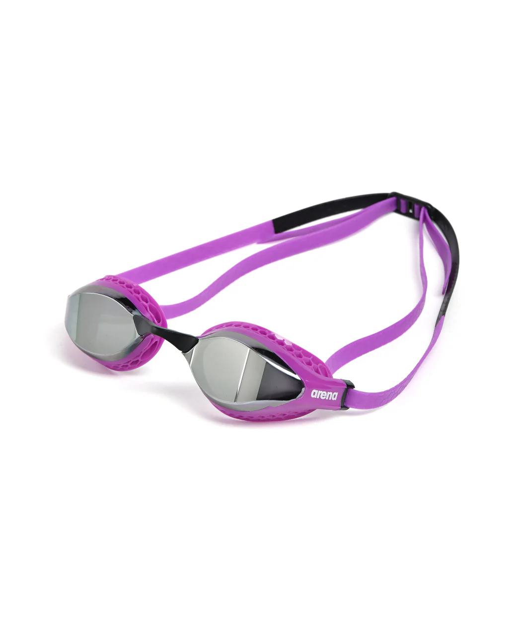 Gafas de natación para competición arena unisex Airspeed Mirror - Plata/Morado