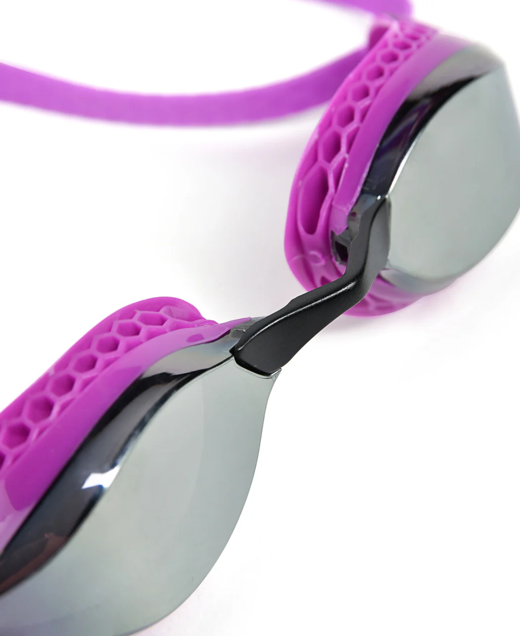 Gafas de natación para competición arena unisex Airspeed Mirror - Plata/Morado - Image 6